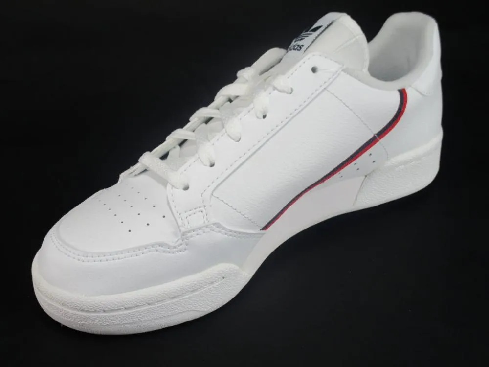 Dynamic support Adidas Originals scarpa sneakers da ragazzi Continental 80 J F99787 bianco-rosso-blu