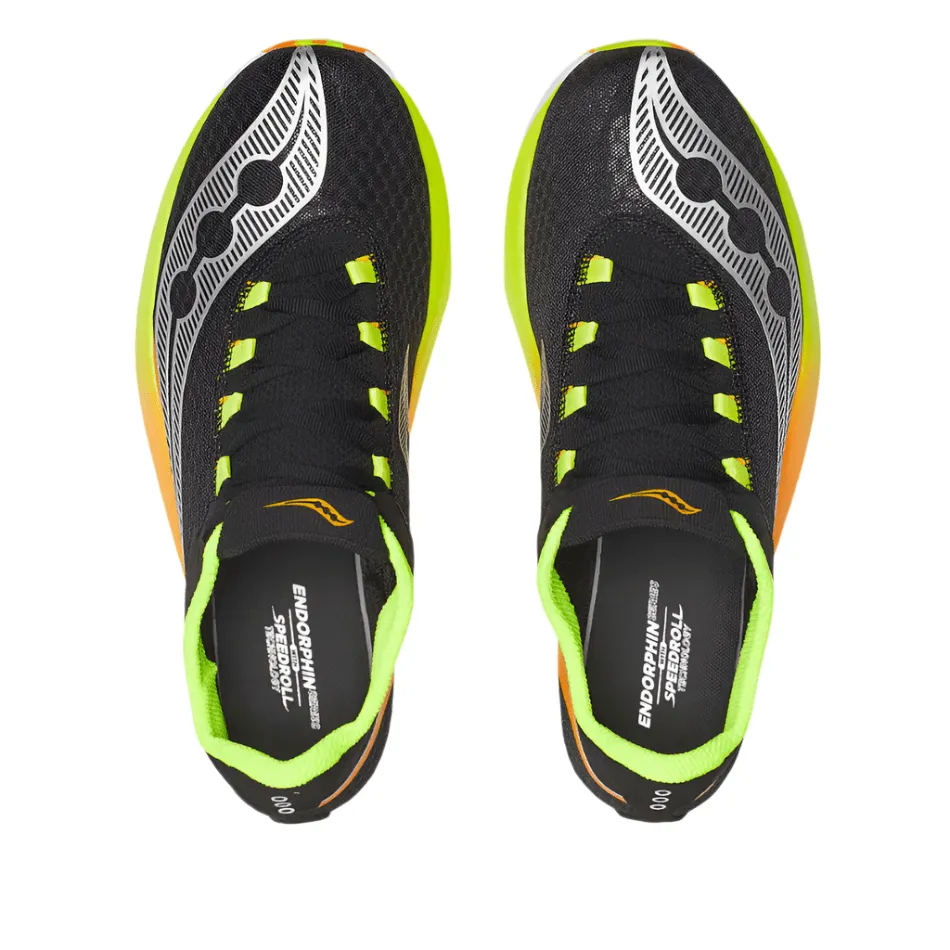 Saucony Men's Endorphin Pro 4 Running Shoes in Black/Vo2 AW25 Affordable