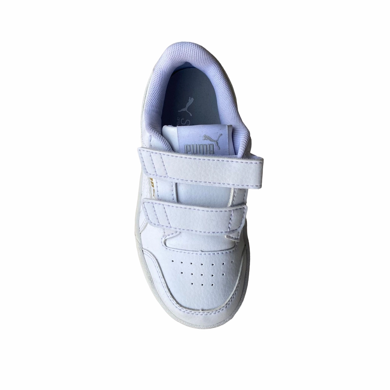 Puma sneakers unisex da ragazzo Shuffle V Ps 375689 01 white Anti   Abrasion Tpu Stability Frame