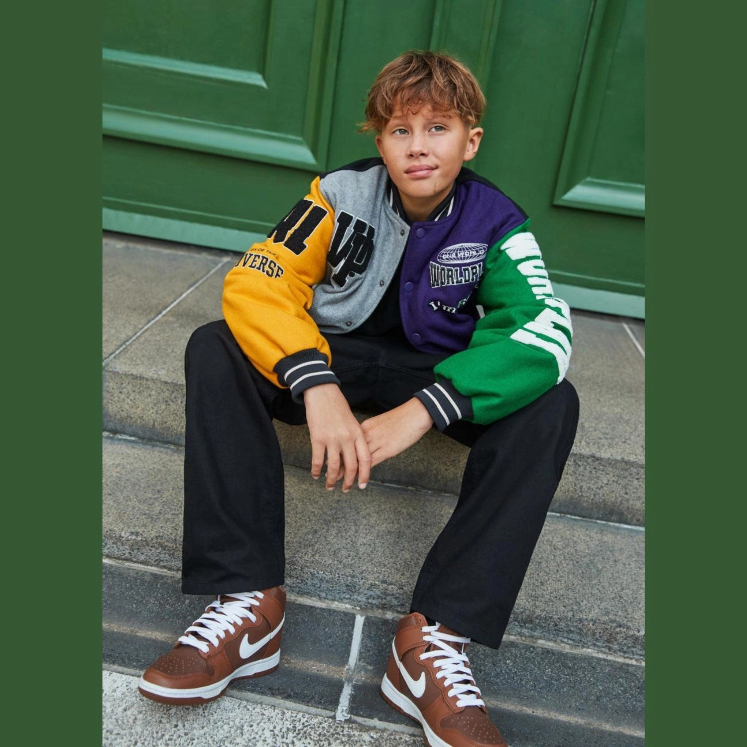 Microfiber Shell Molo Multicolored Hani Jacket