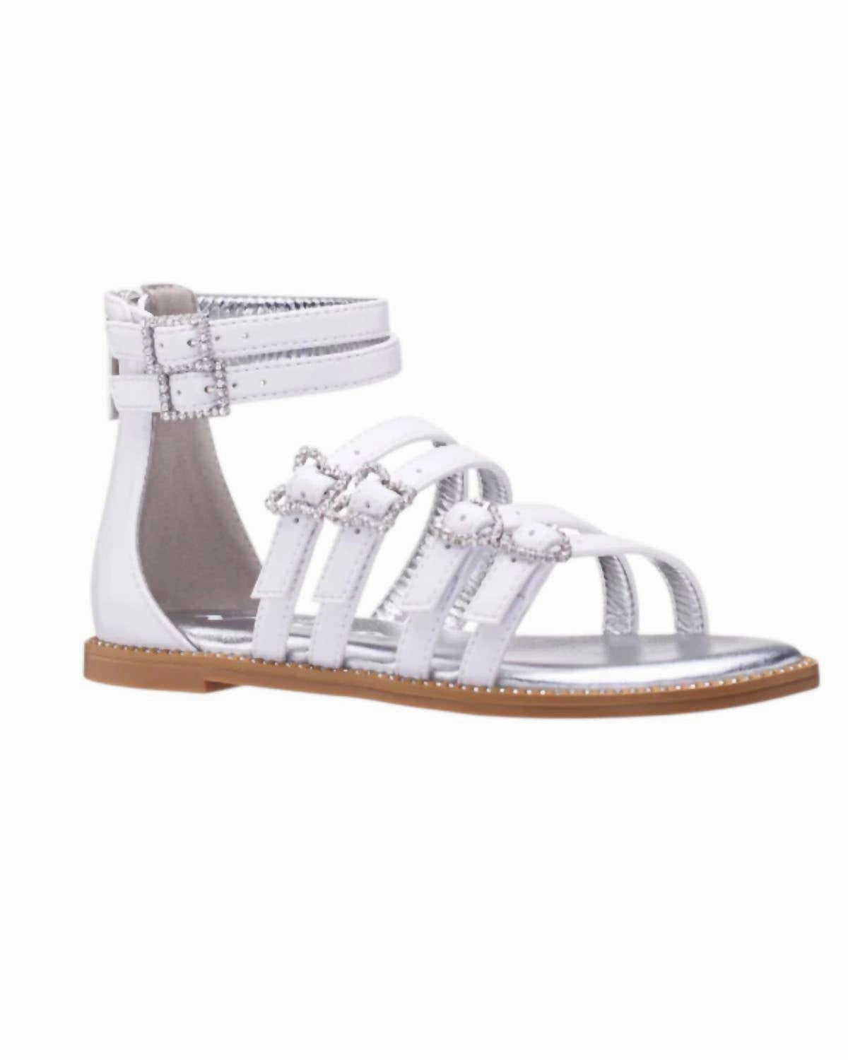 Airflow Optimized Structure Performance Girl's Brie Sandals In White