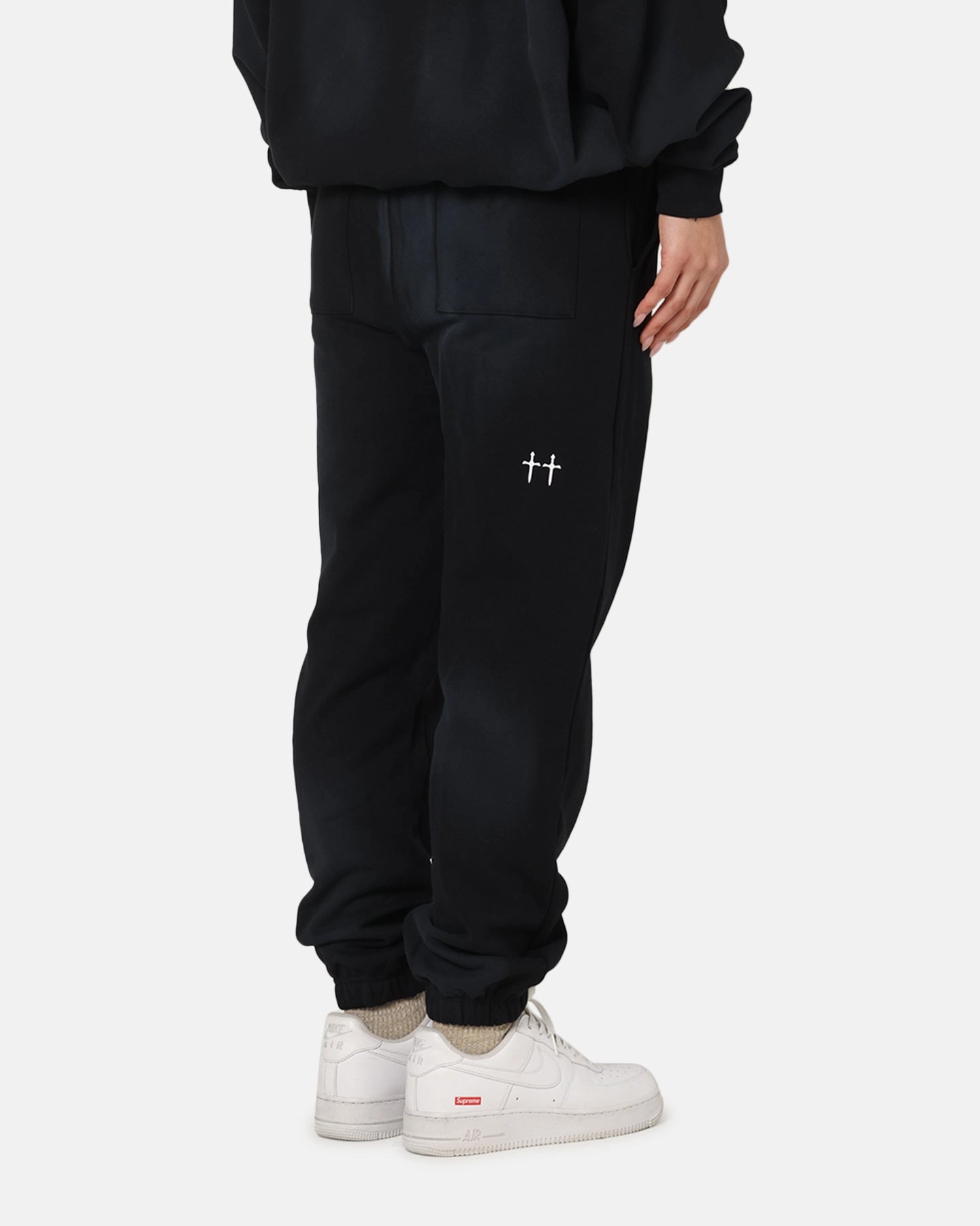 All Day Comfort Fit Saint Morta Manticore Sweatpants Sunfade Black
