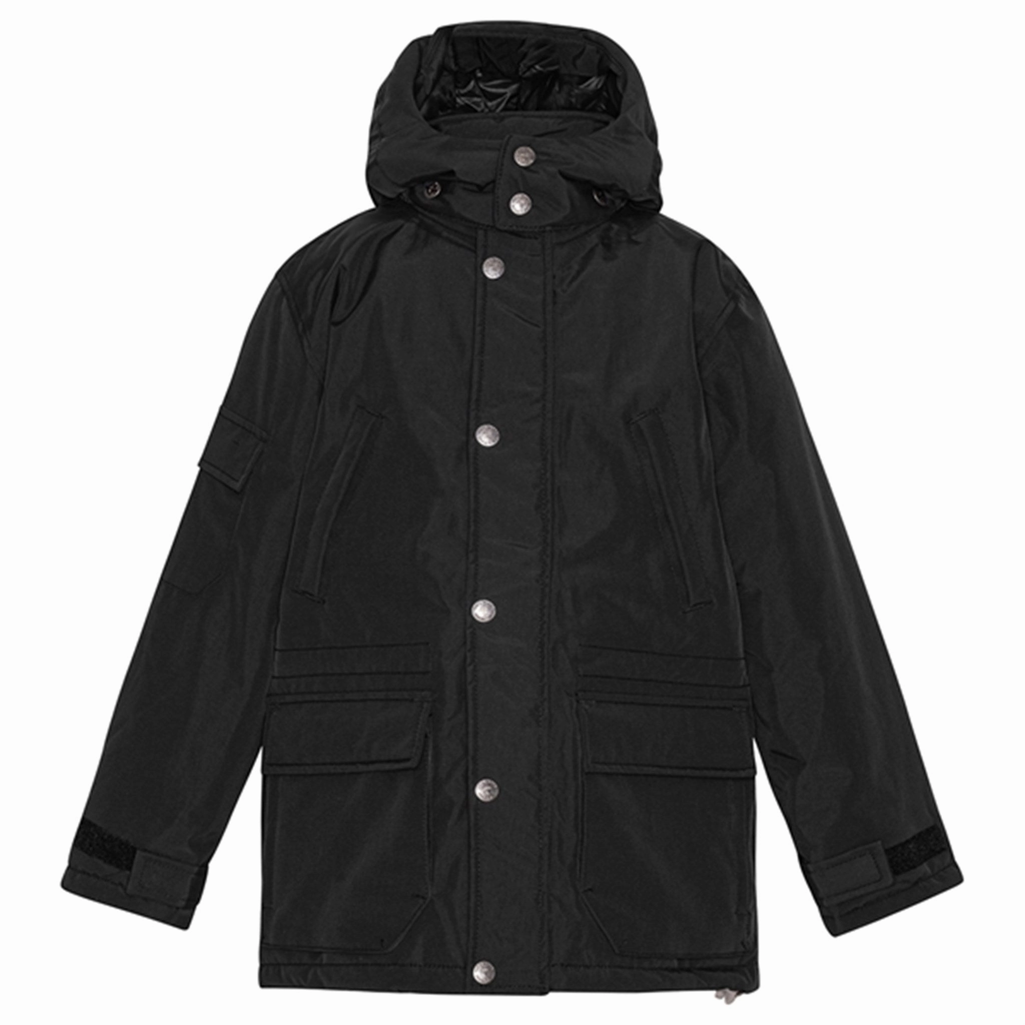 Ver de Terre Nordic Jacket Black DurableOuterShell Detachable Hood