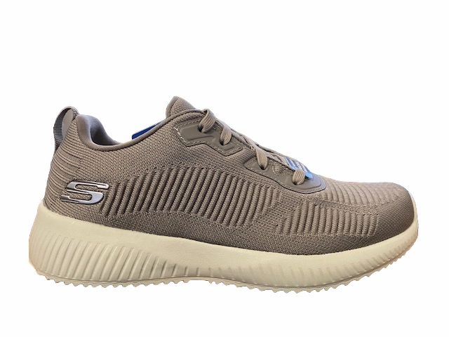 Skechers scarpa sneakers da uomo Squad 232290/TPE tortora Woven Upper Material