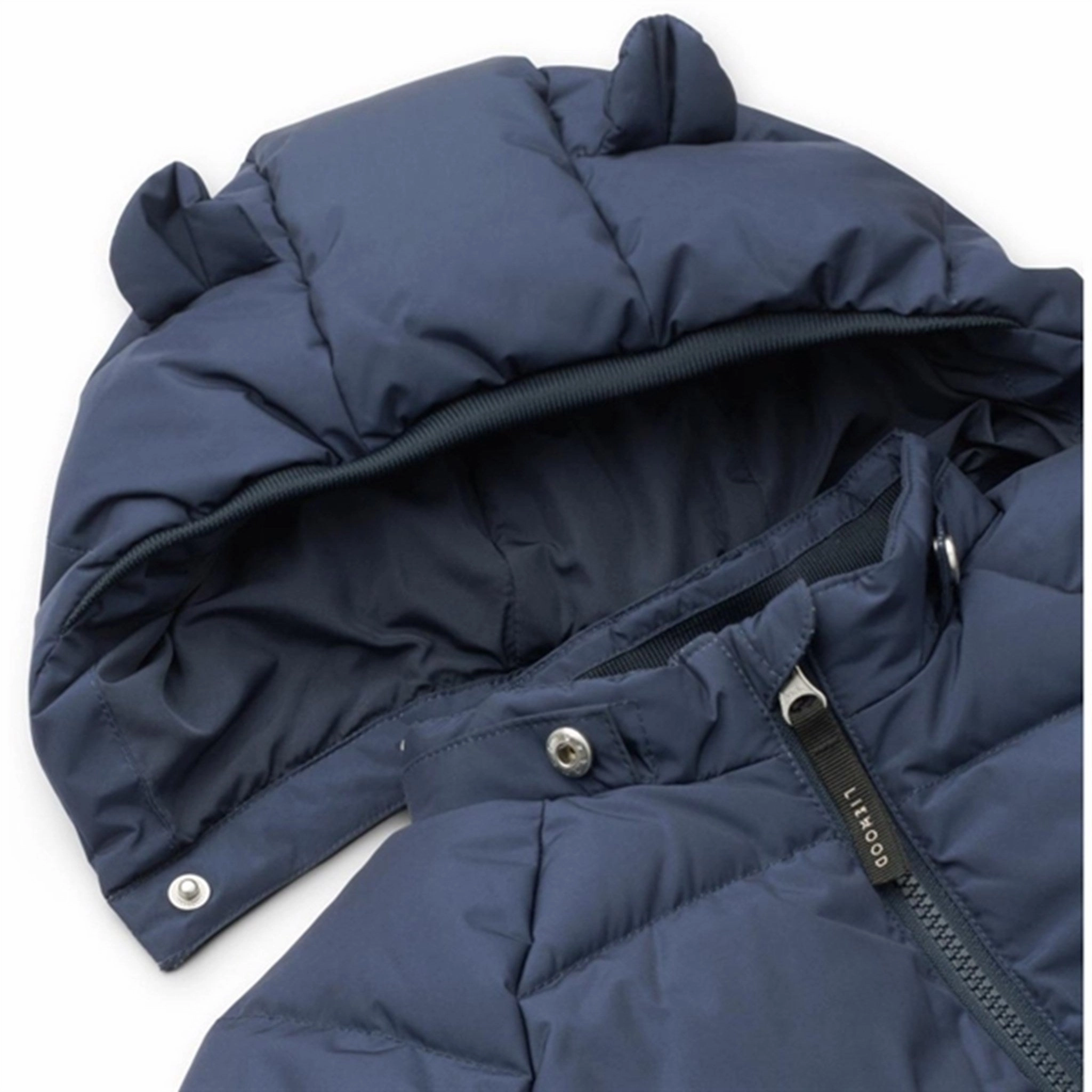 Anti Static Interior Windproof Design Liewood Polle Puffer Down Jacket Classic Navy