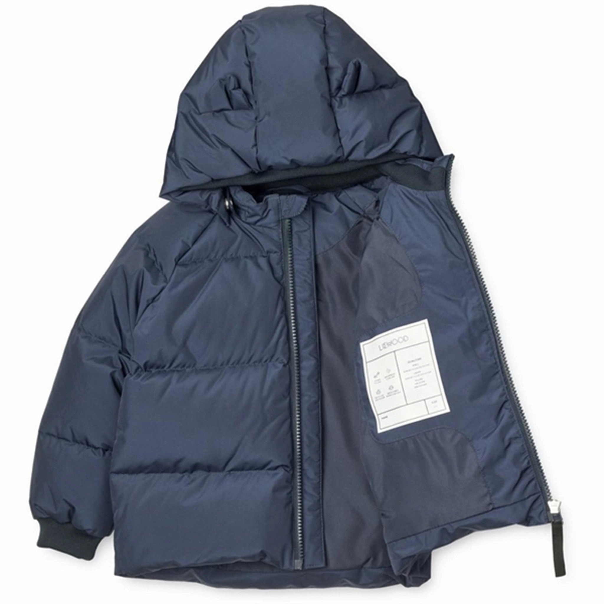 Liewood Polle Puffer Down Jacket Classic Navy Travel Street Style