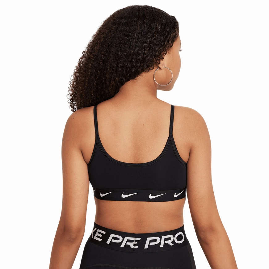 Nike Bra da ragazza The One FD2276-010 nero Layered Mesh Small Size