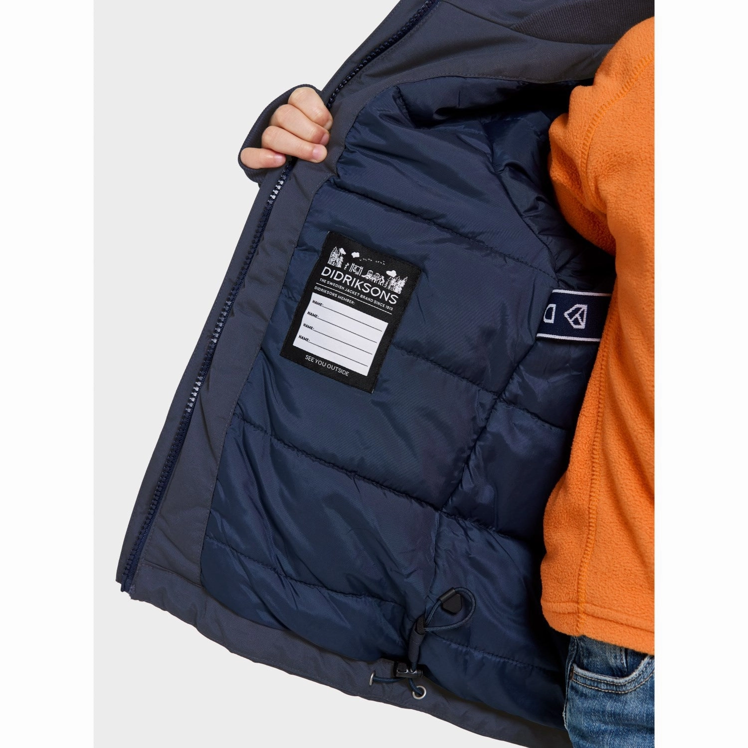 Didriksons Navy Bj?rven Kids Parka 3 Casual Fit Layer