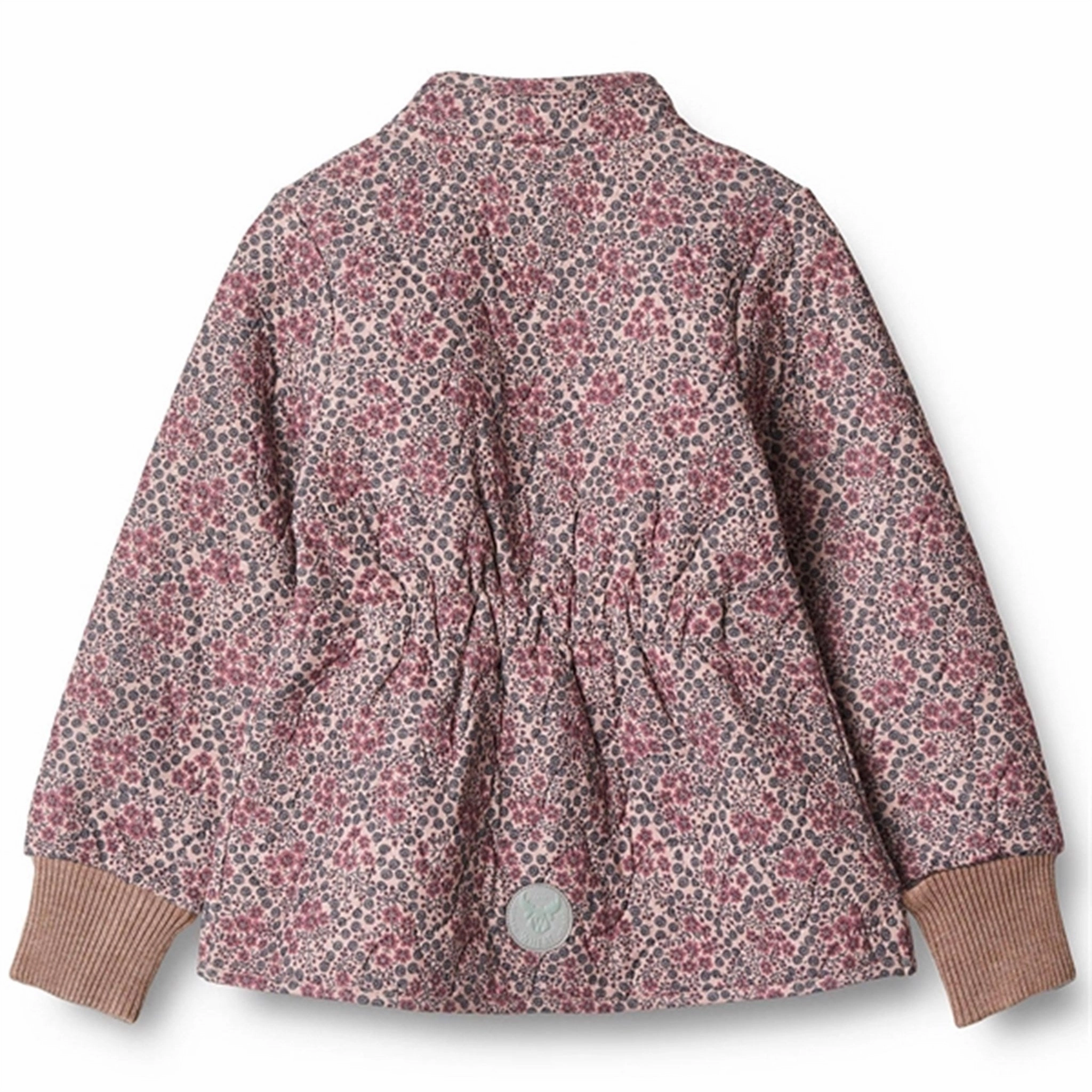 Mold resistant Asymmetric Hemline Wheat Thermo Harlequin Berries Jacket Thilde