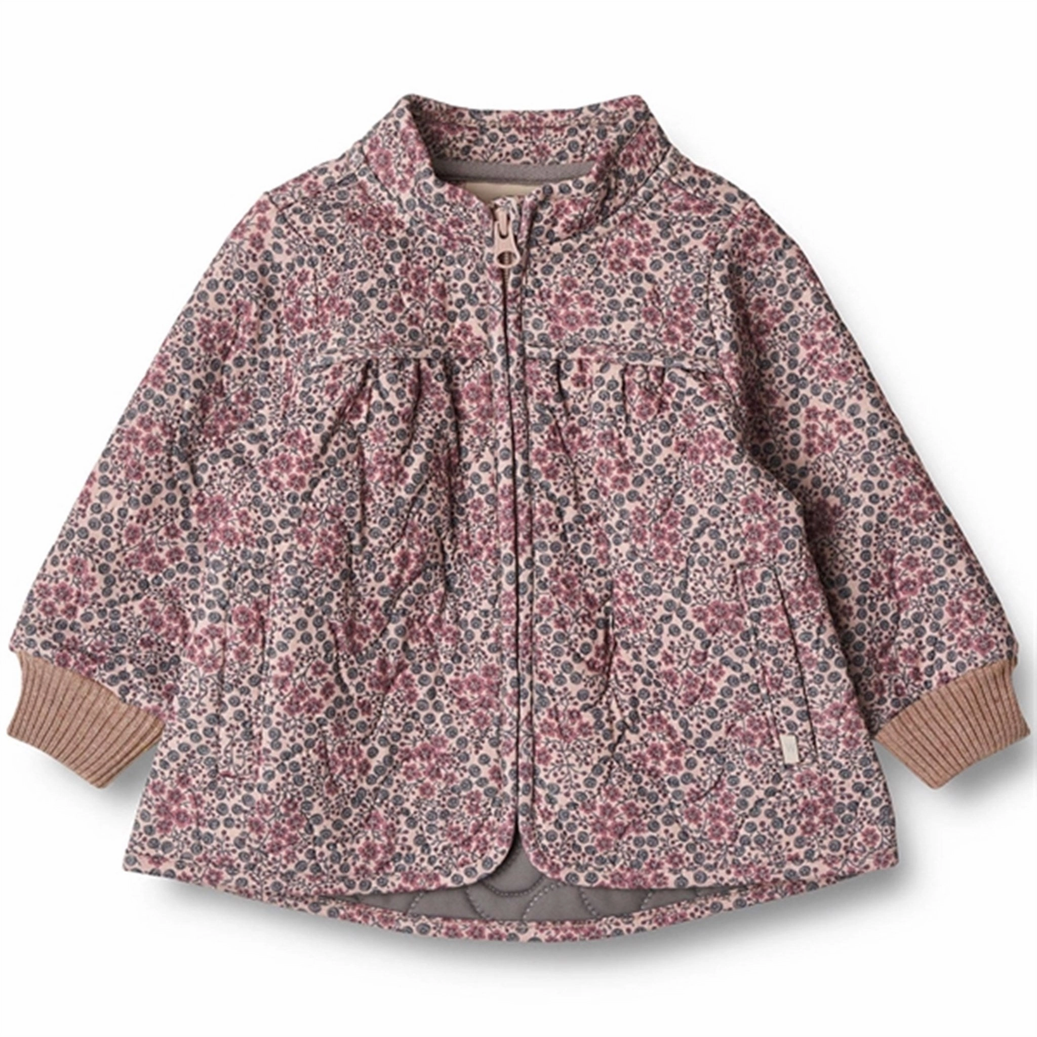 Daily Essential Nylon Cover Wheat Thermo Harlequin Berries Jacket Thilde
