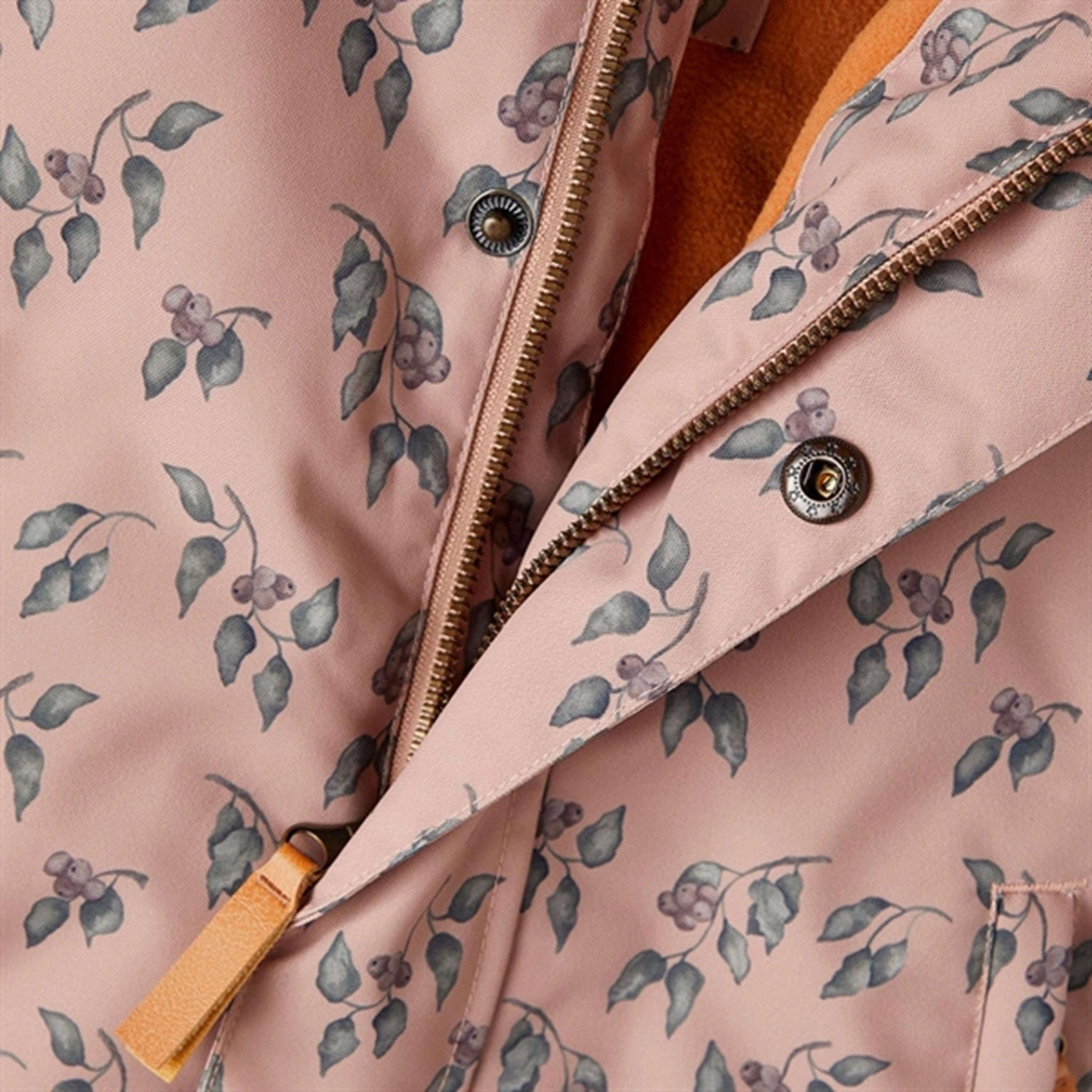 Convertible Collar Design Lil'Atelier Roebuck Lasnow Jacket AOP