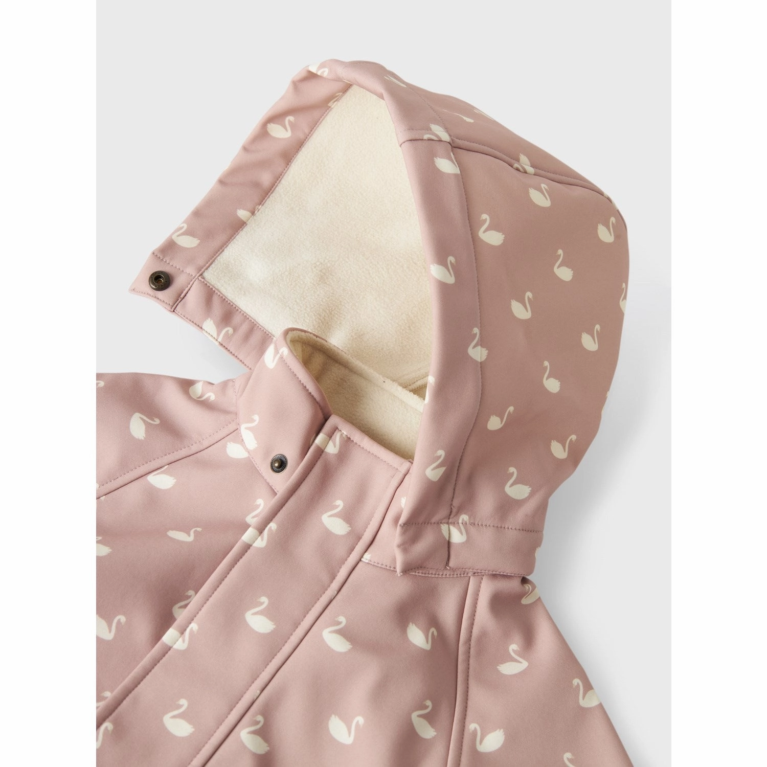 Adjustable drawstring Durable Stitching Lil'Atelier Adobe Rose Laalfa Jacket Long Fo