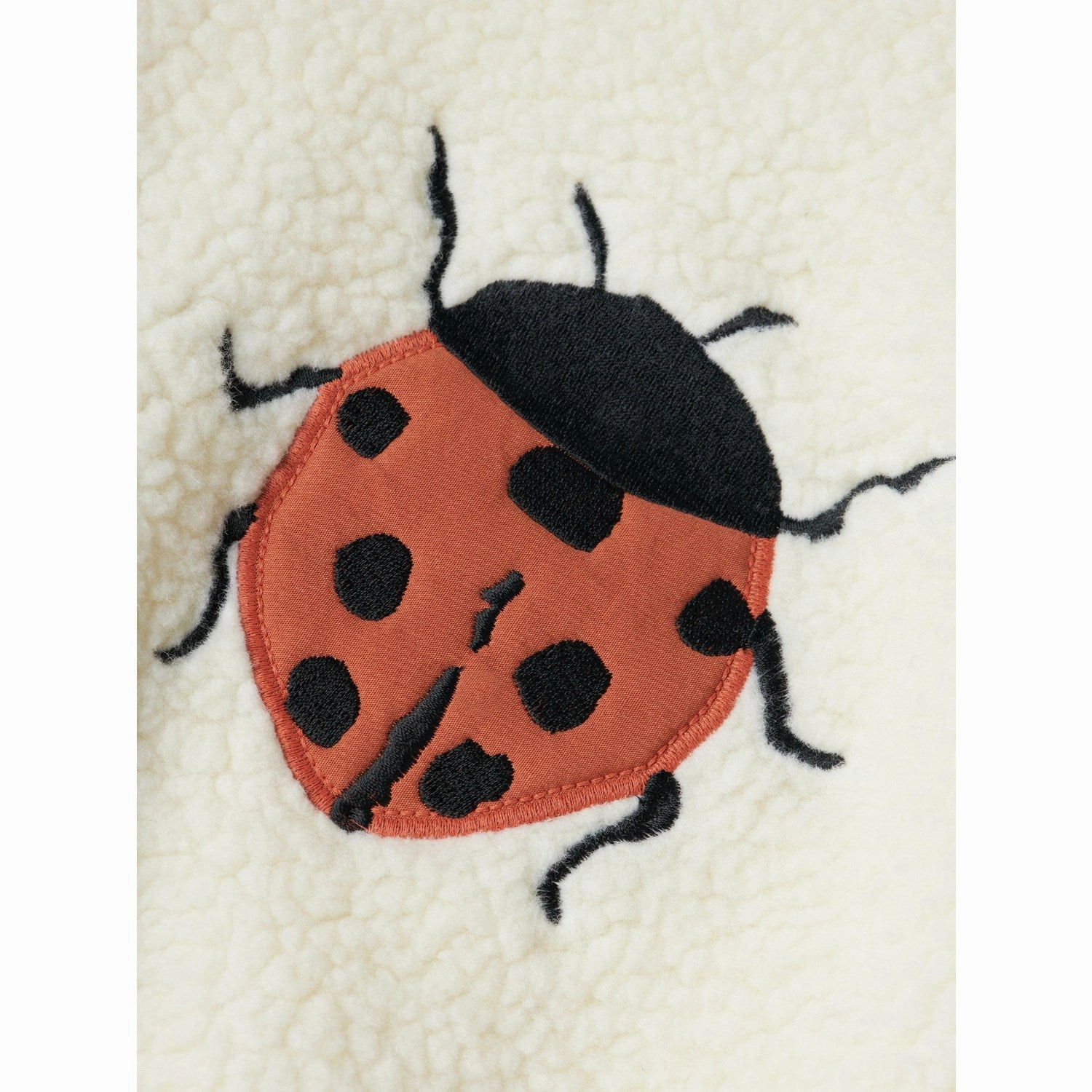 Full Zip Closure Lil'Atelier Coconut Milk Ladybug Lajo Bomber Jacket