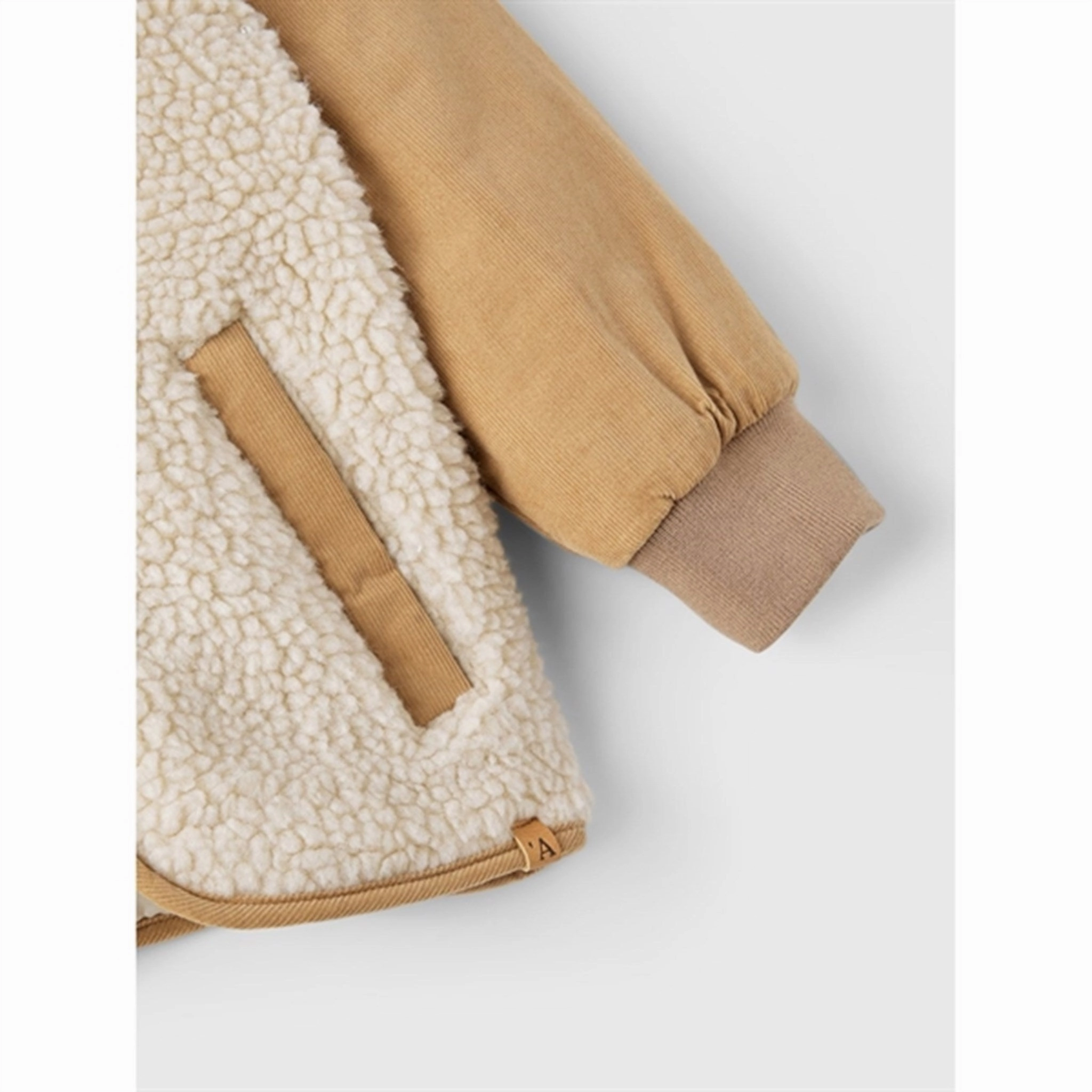 Lil'Atelier Fog Nalo Bomber Sherpa Jacket Autumn Vibe Urban Wear