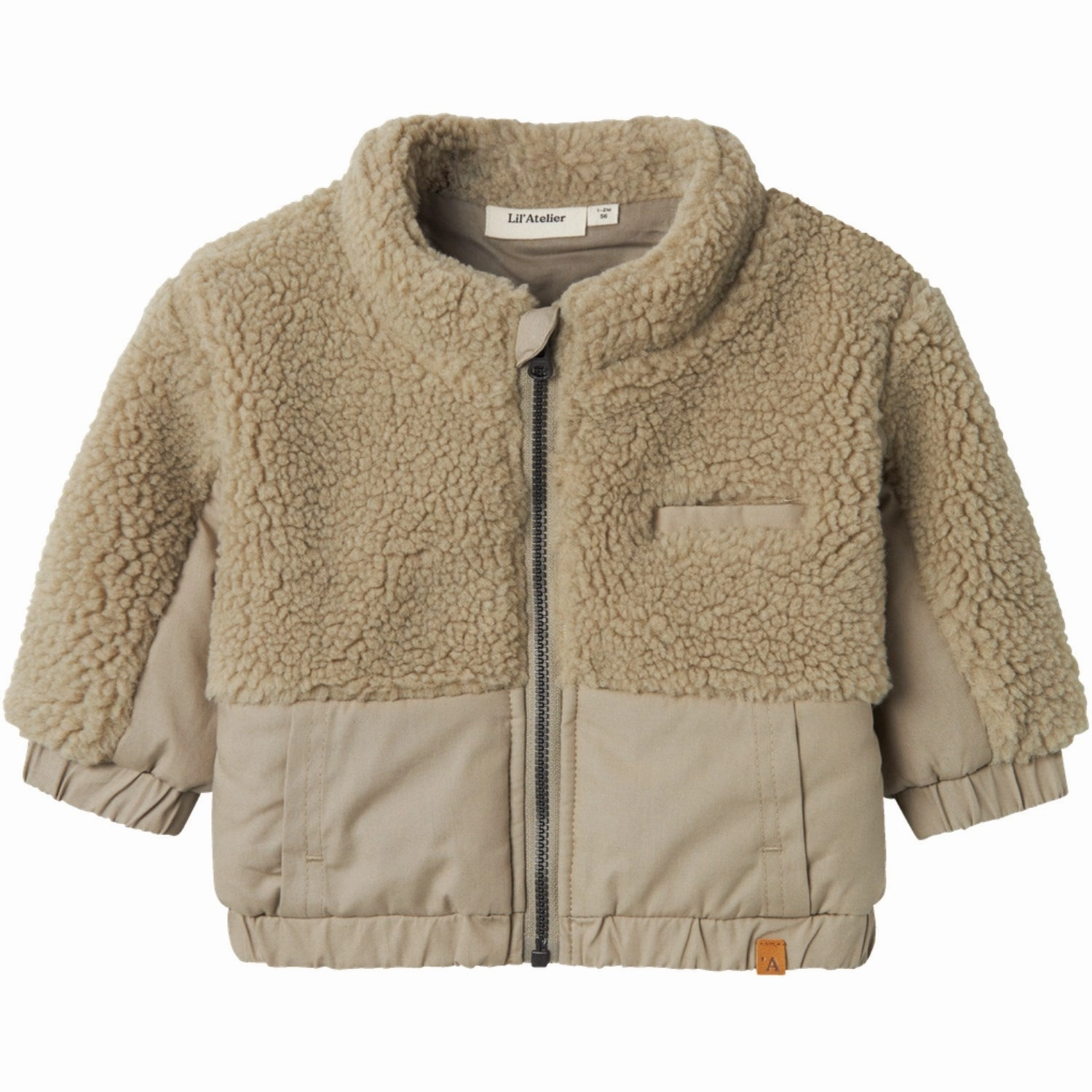 Bonded Edge Finish Secure Internal Pockets Lil'Atelier Laurel Oak Nalo Loose Jacket Solid