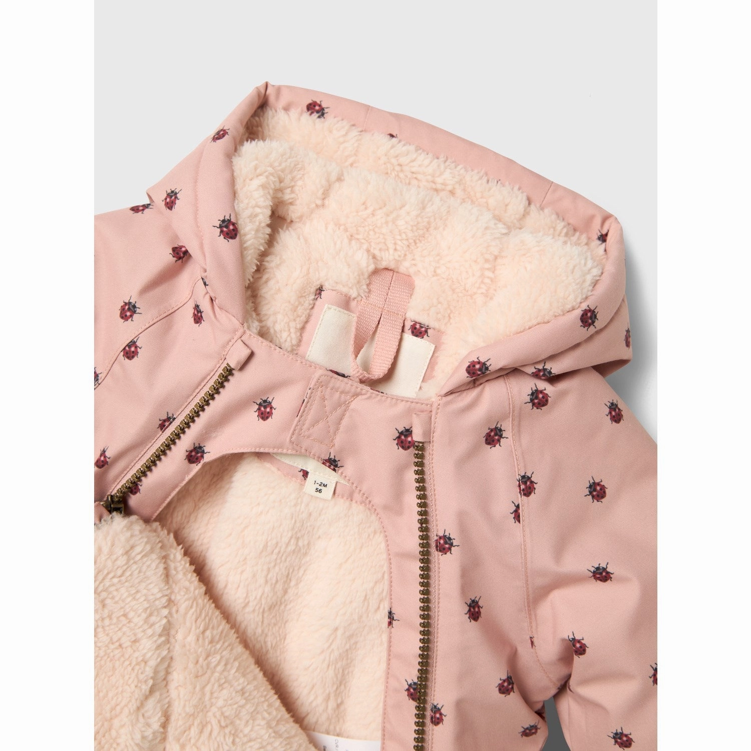 Lil'Atelier Misty Rose Ladybug Nbflasnow05 Jkt Aop Fo Lil Formal Use