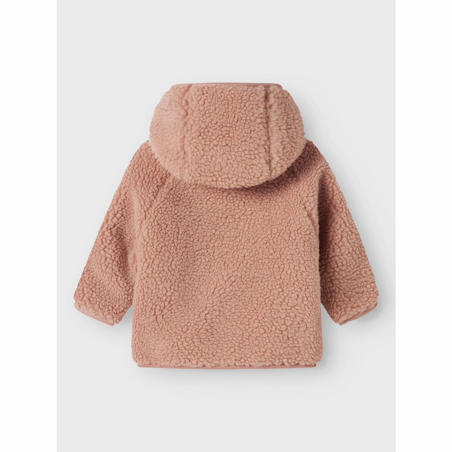 Utility Inspired Look High Density Weave Lil'Atelier Misty Rose Nbnnalo Sherpa Jkt Solid Lil