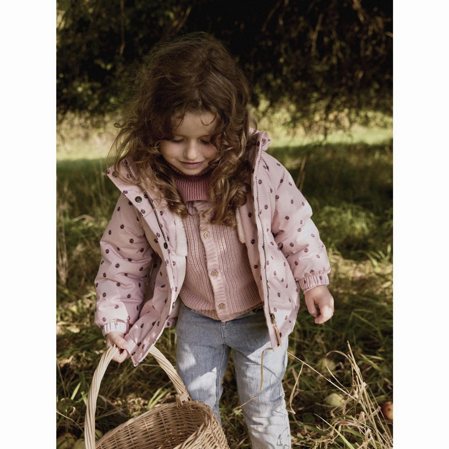 Ultra Lightweight Design Lil'Atelier Misty Rose Nmflasnow05 Jkt Aop Fo Lil