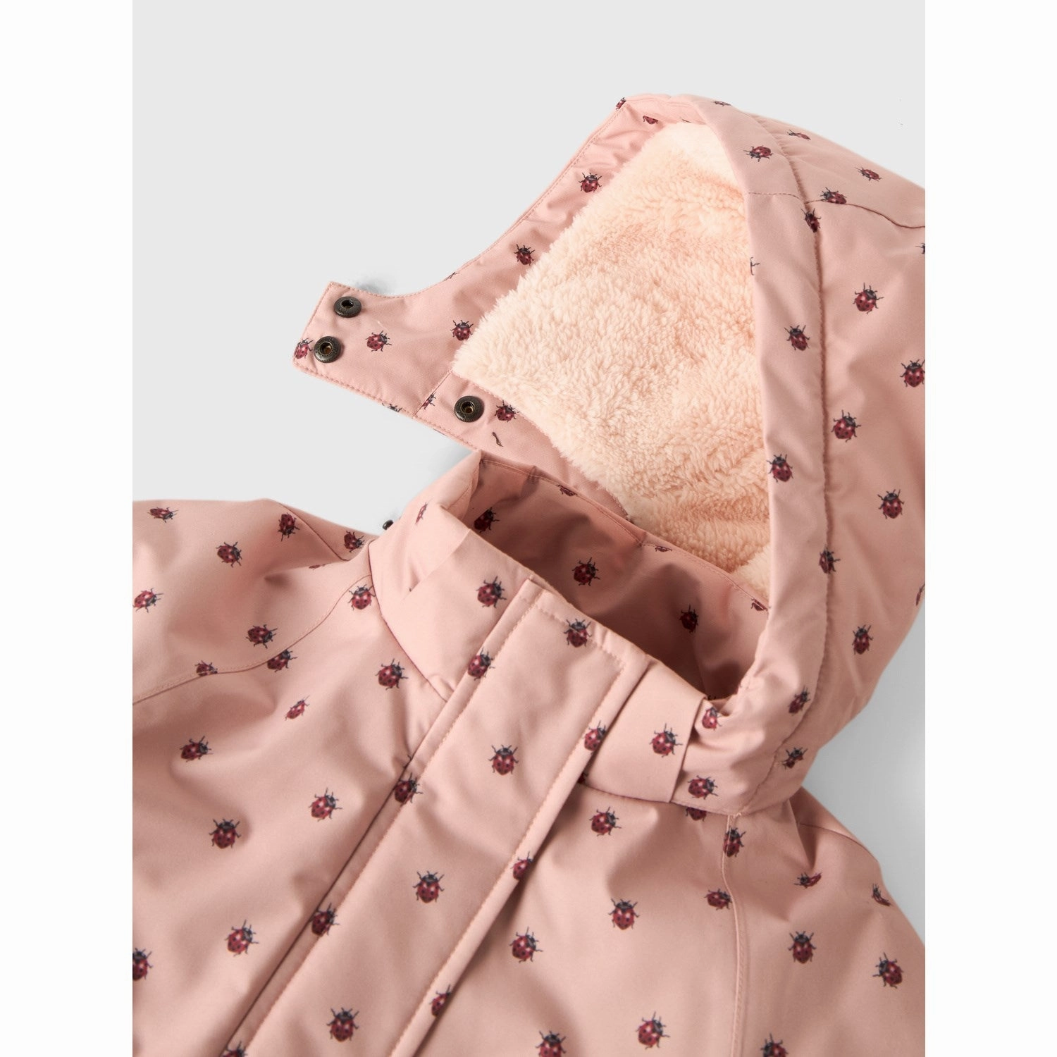 Lil'Atelier Misty Rose Nmflasnow05 Jkt Aop Fo Lil Soft Texture