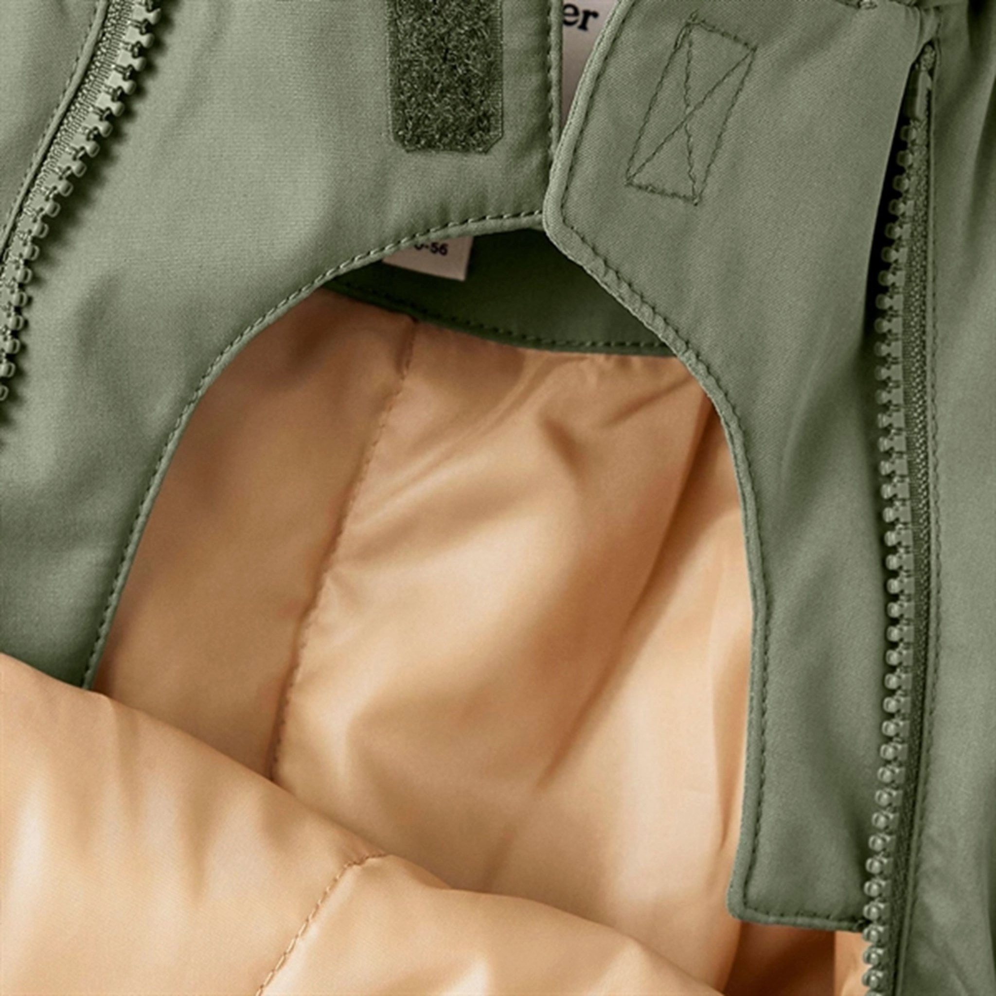 Weather Friendly Lil'Atelier Oil Green Golan Loose Jacket