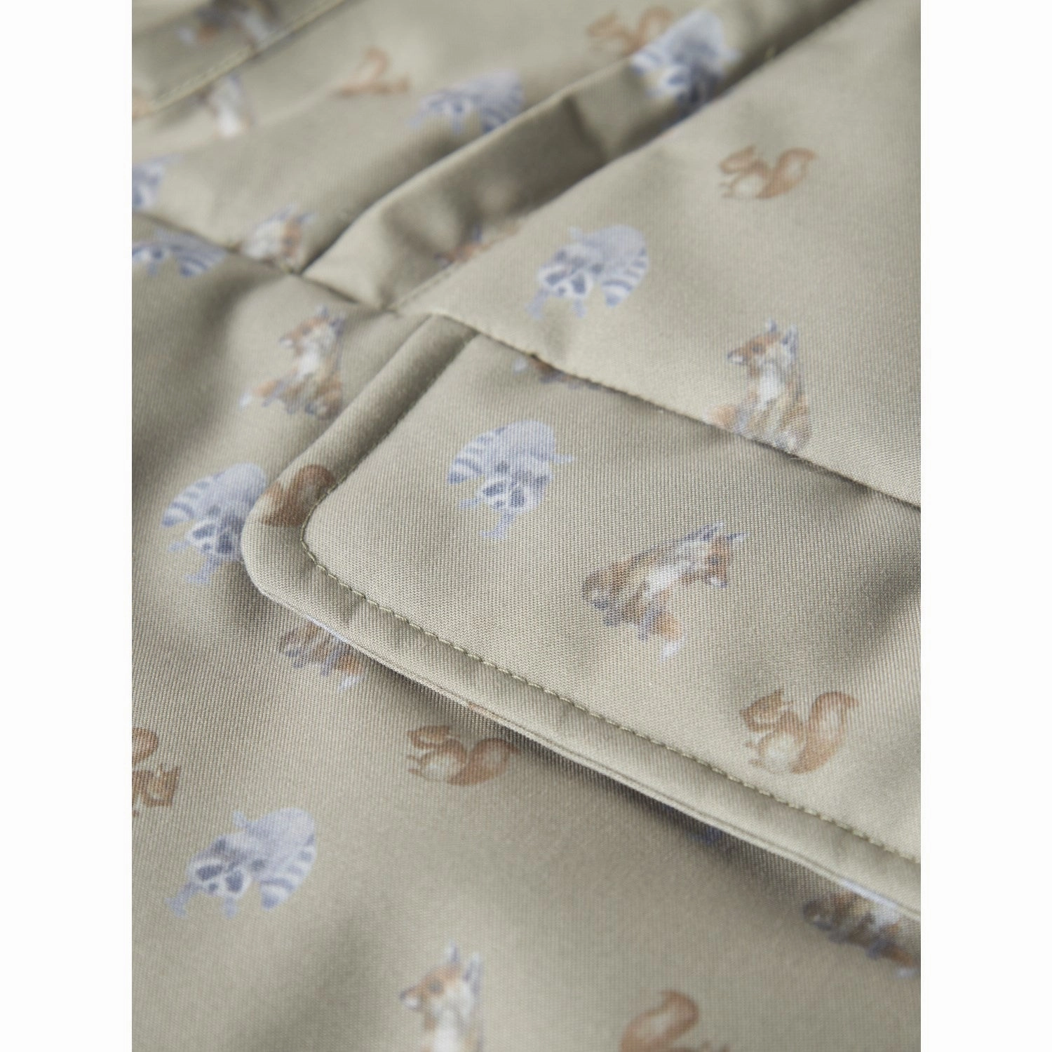 Quick Access Pockets Lil'Atelier Overland Trek Animals Nbmlasnow05 Jkt Aop Fo Lil