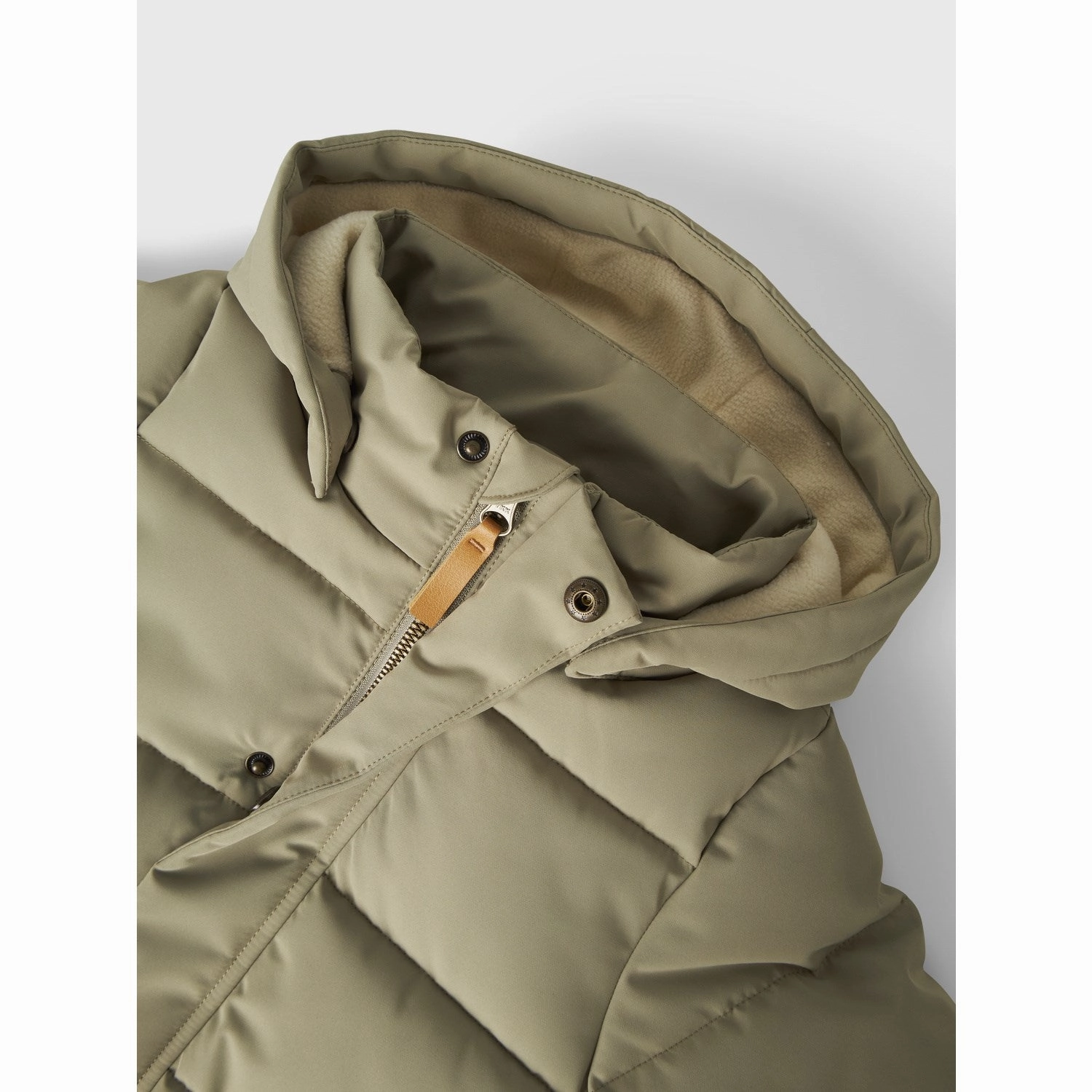 Lil'Atelier Overland Trek Nmmlamedow03 Puffer Long Jkt Fo Lil Hypoallergenic Interior Layer