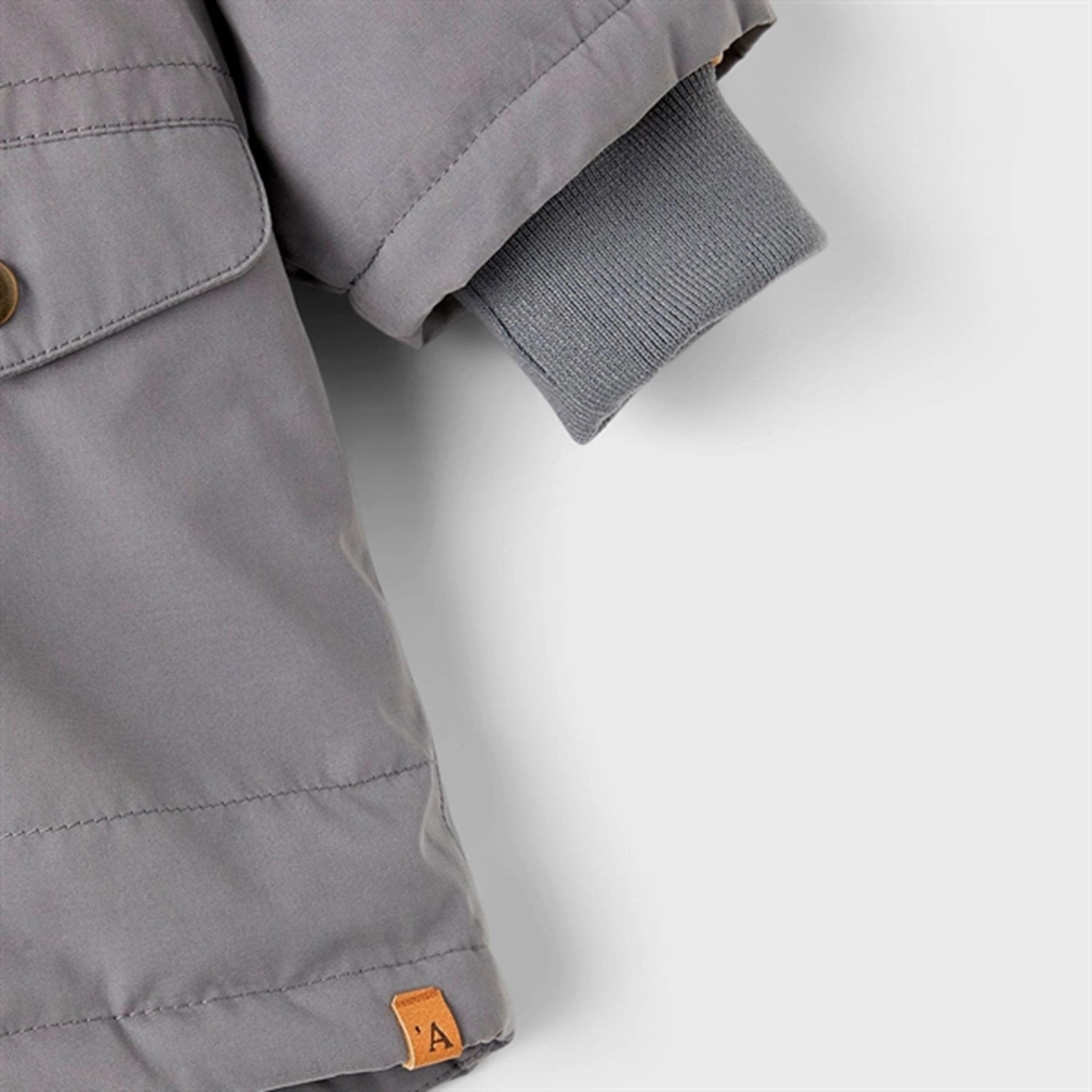 Lil'Atelier Quiet Shade Golan Padded Jacket Compression Packability Reversible Style