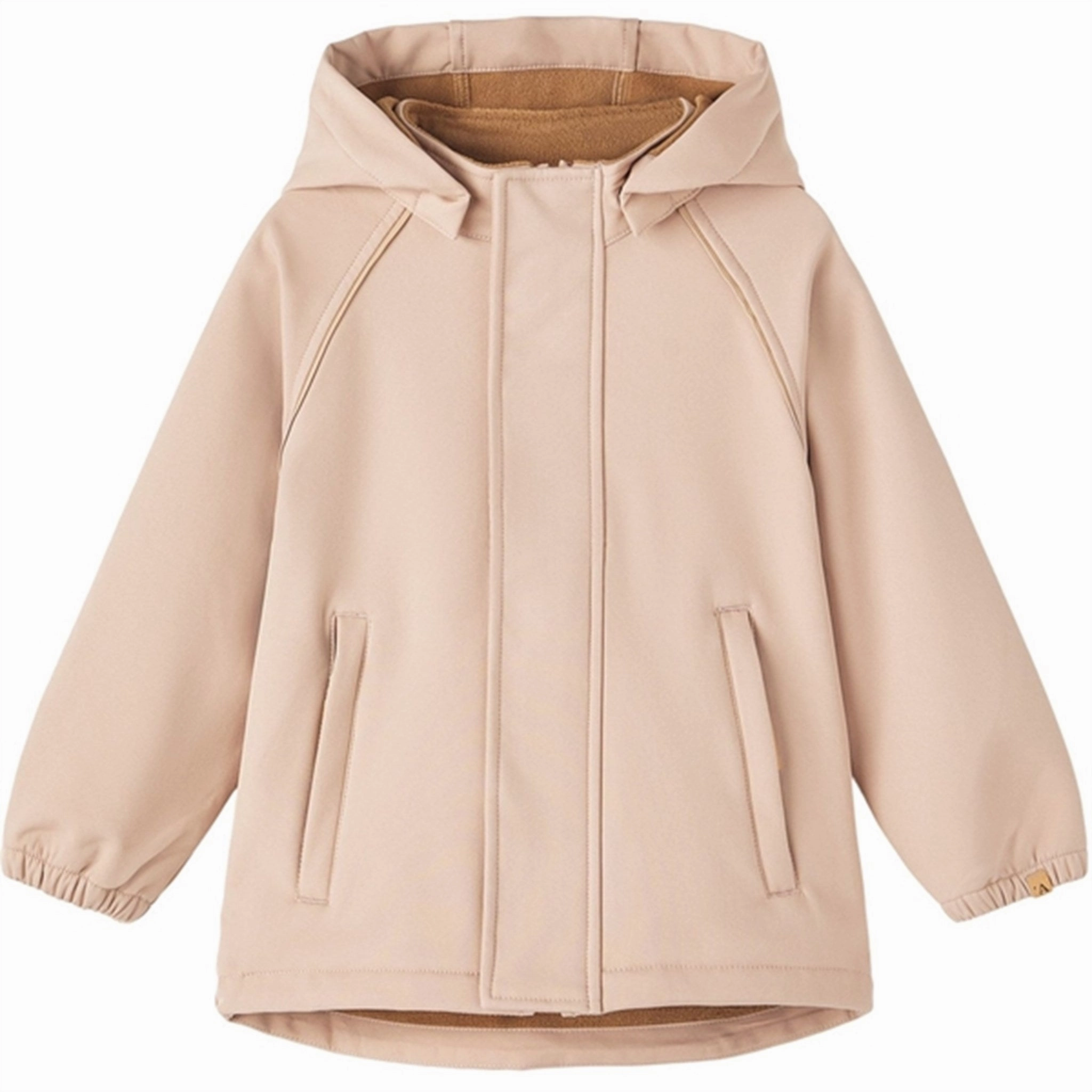 Lil'Atelier Roebuck Laalfa Softshell Jacket Taped Neckline Everyday Fit Style