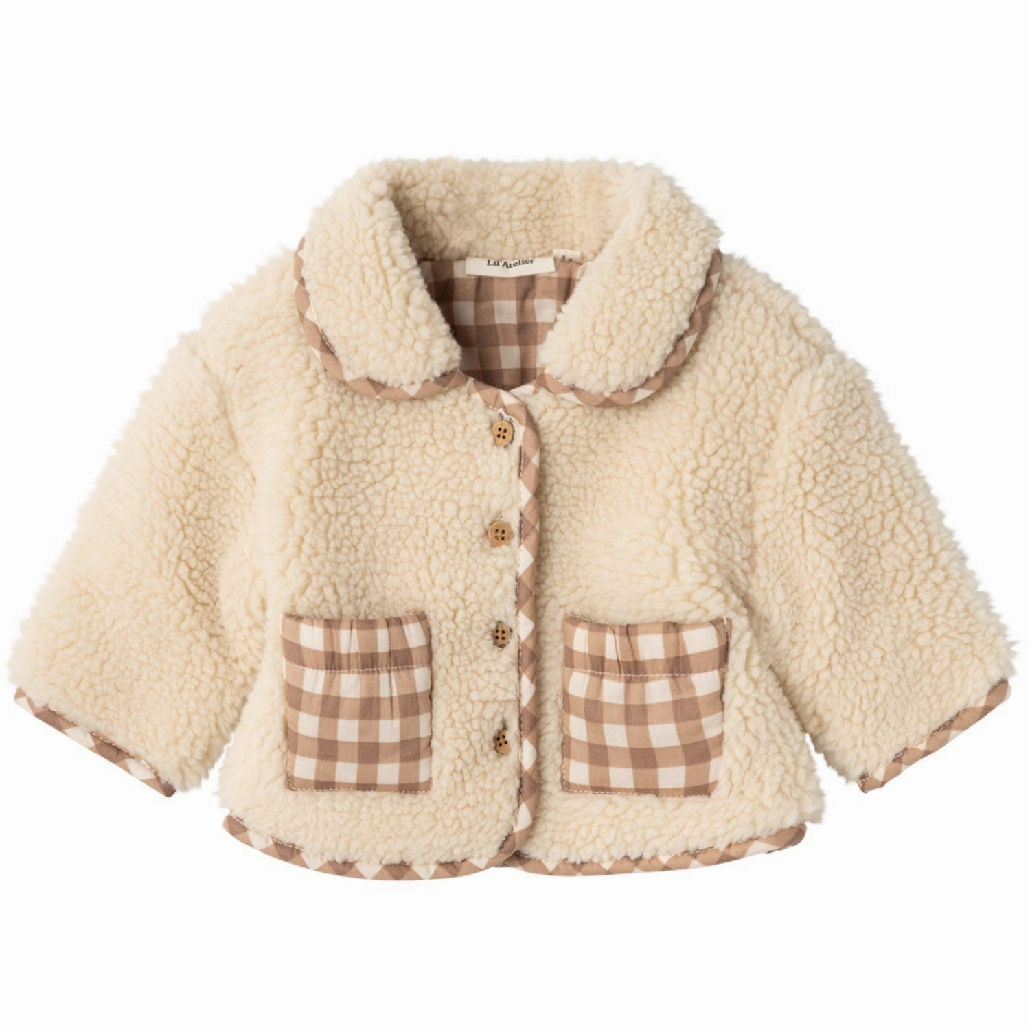 Lil'Atelier Sandshell Naolin Loose Jacket Everyday Fit Style Thermal Insulated