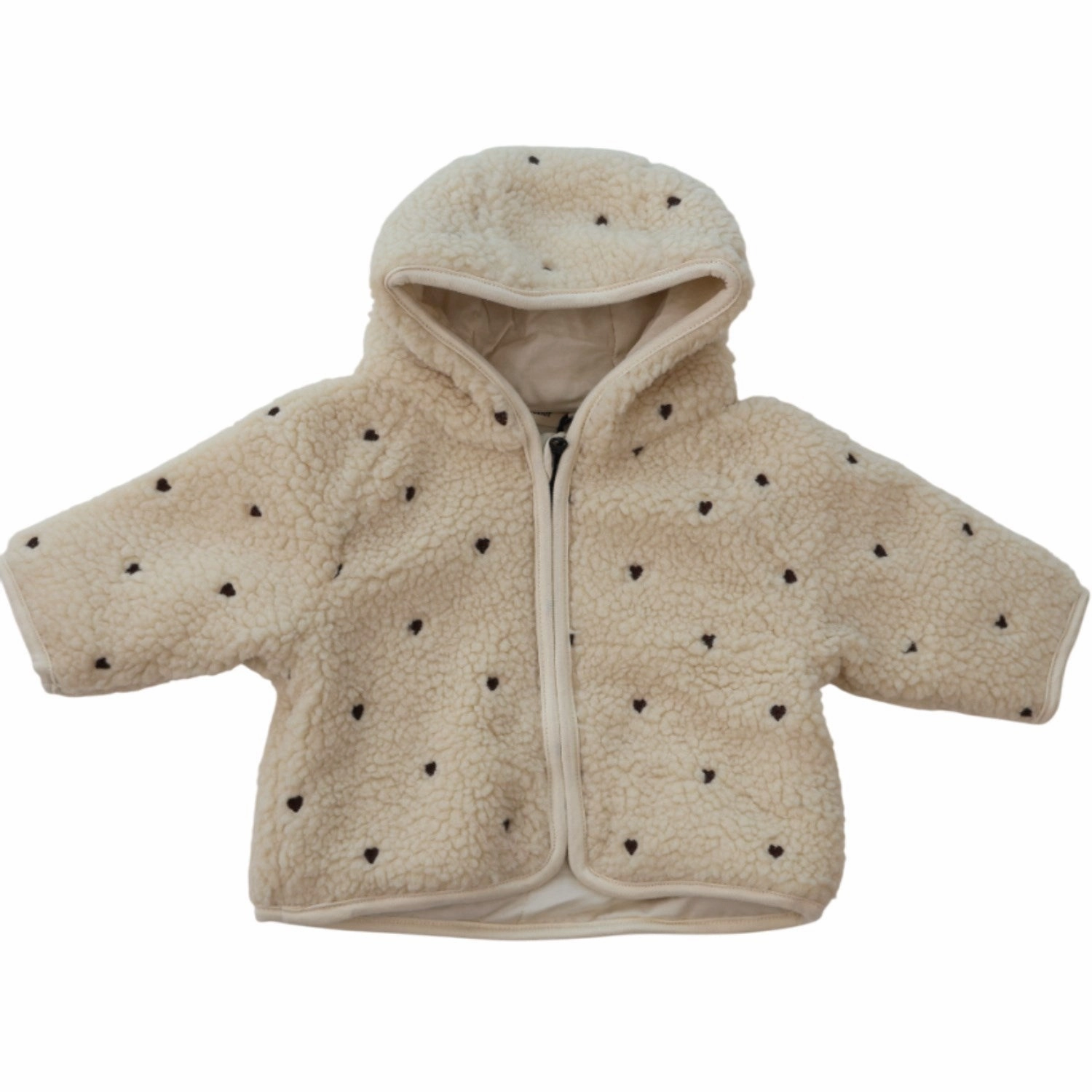 Insulated Lining Lil'Atelier Turtledove Hearts Emb Nbnnalo Loose Jacket Lil