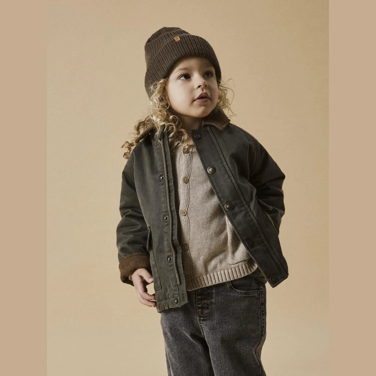 Simple Outer Lil'Atelier Kalamata Noro Loose Jacket