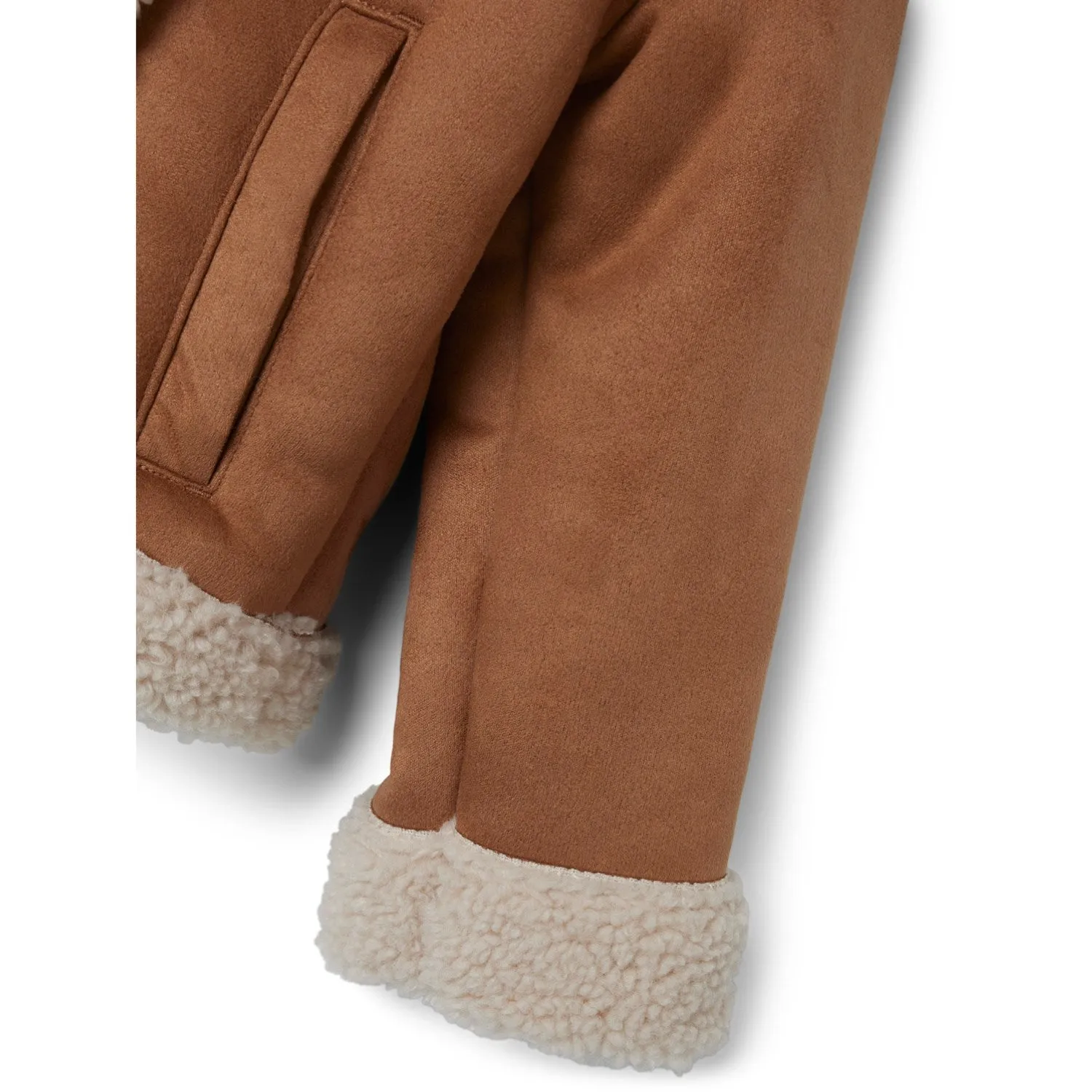 Lil'Atelier Petrified Oak Nolo Oversized Jacket Tear Resistant Material Street Comfort