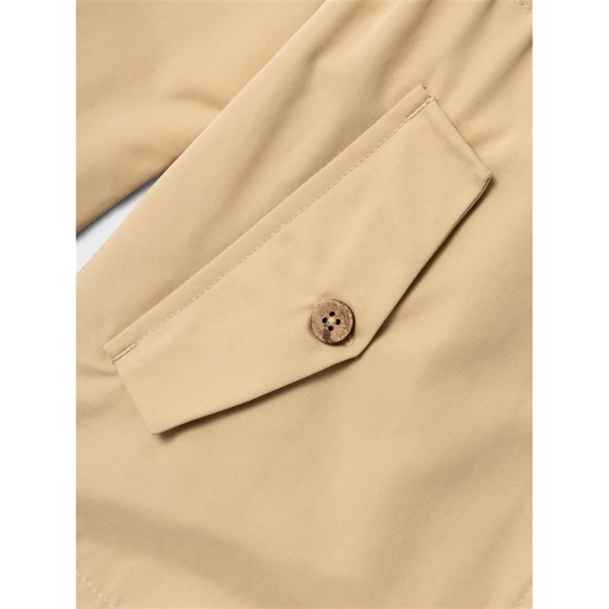 Glow In The Dark Trim Lil'Atelier Warm Sand Lamadelin Trenchcoat