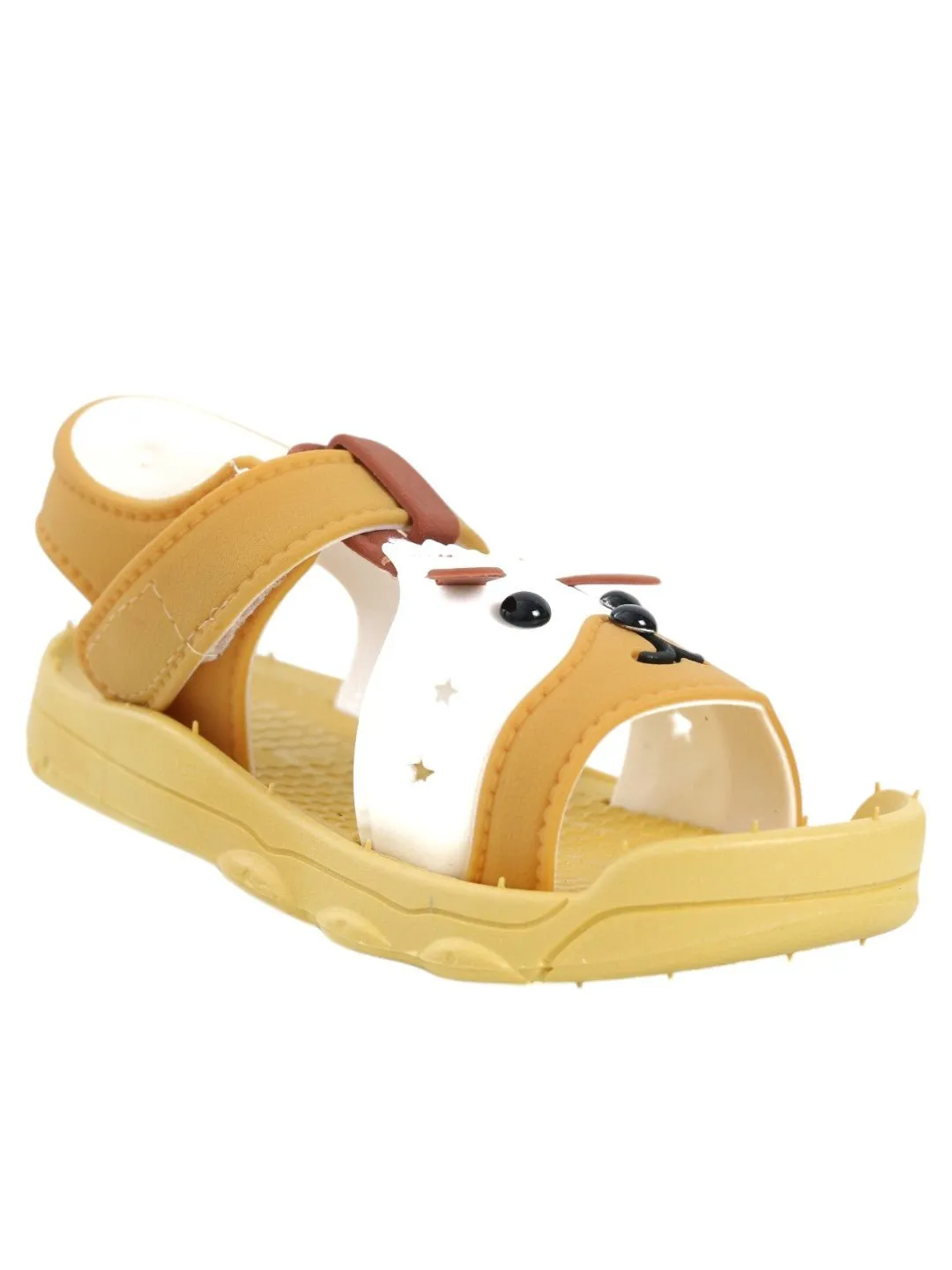 Little Explorer Yellow Puppy Sandals For Boys