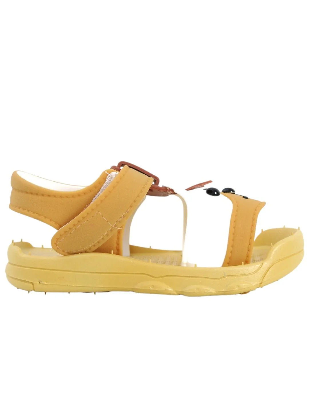 Little Explorer Yellow Puppy Sandals For Boys