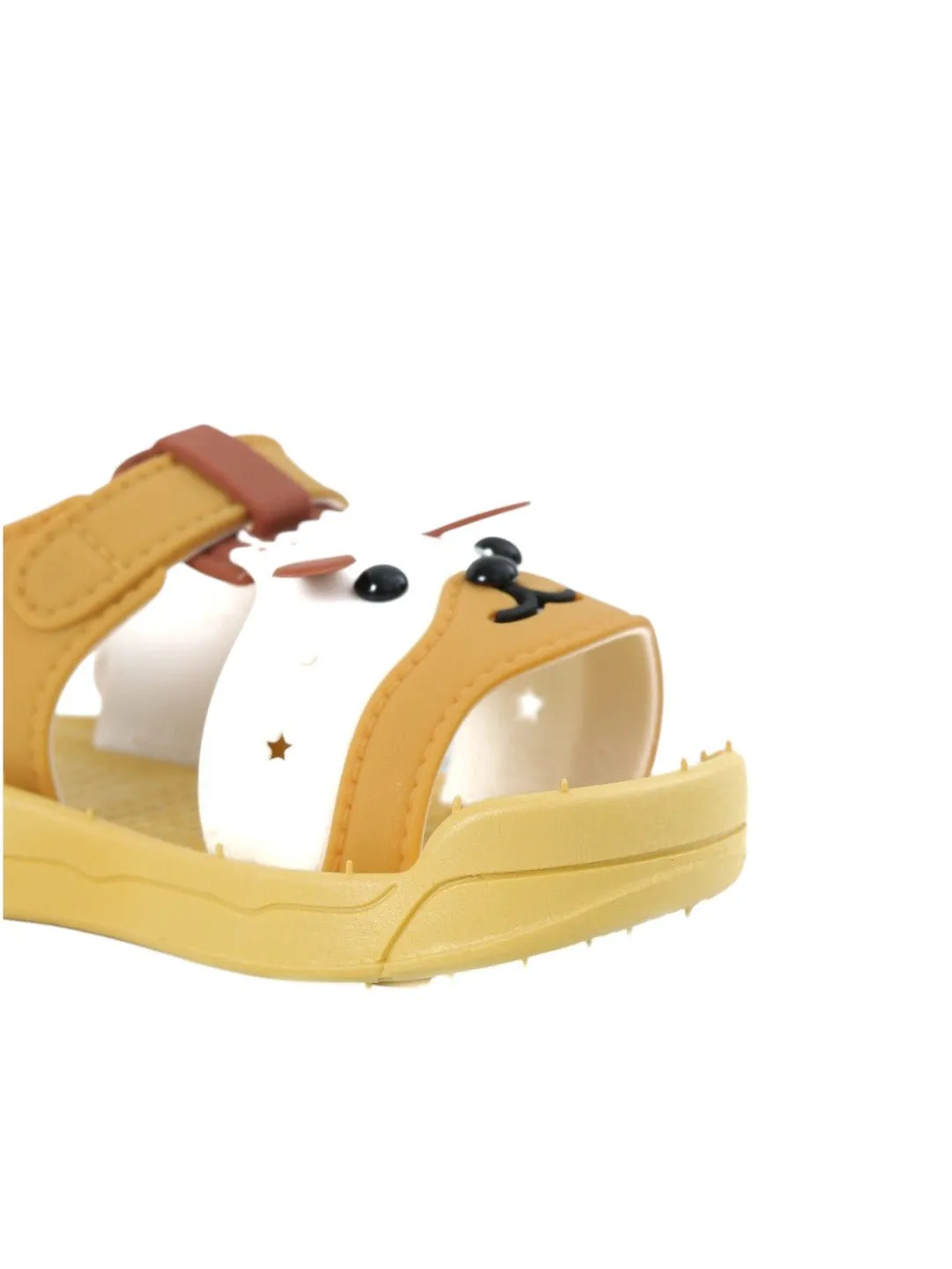 Little Explorer Yellow Puppy Sandals For Boys