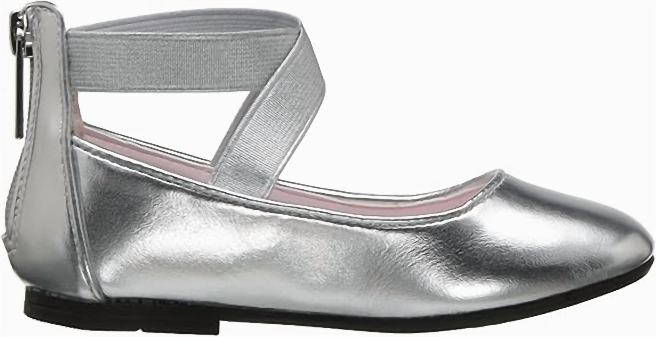 Little Girl's Marissa Sandals In Silver Stable Structure Dynamic Support Frame