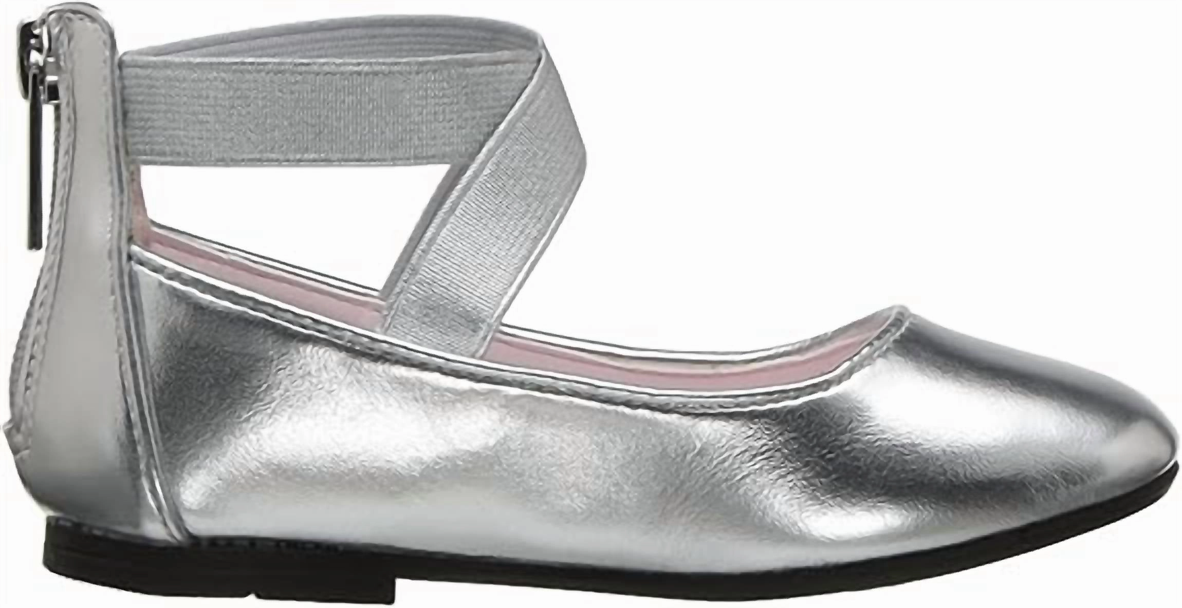 Little Girl's Marissa Sandals In Silver Quick Travel
