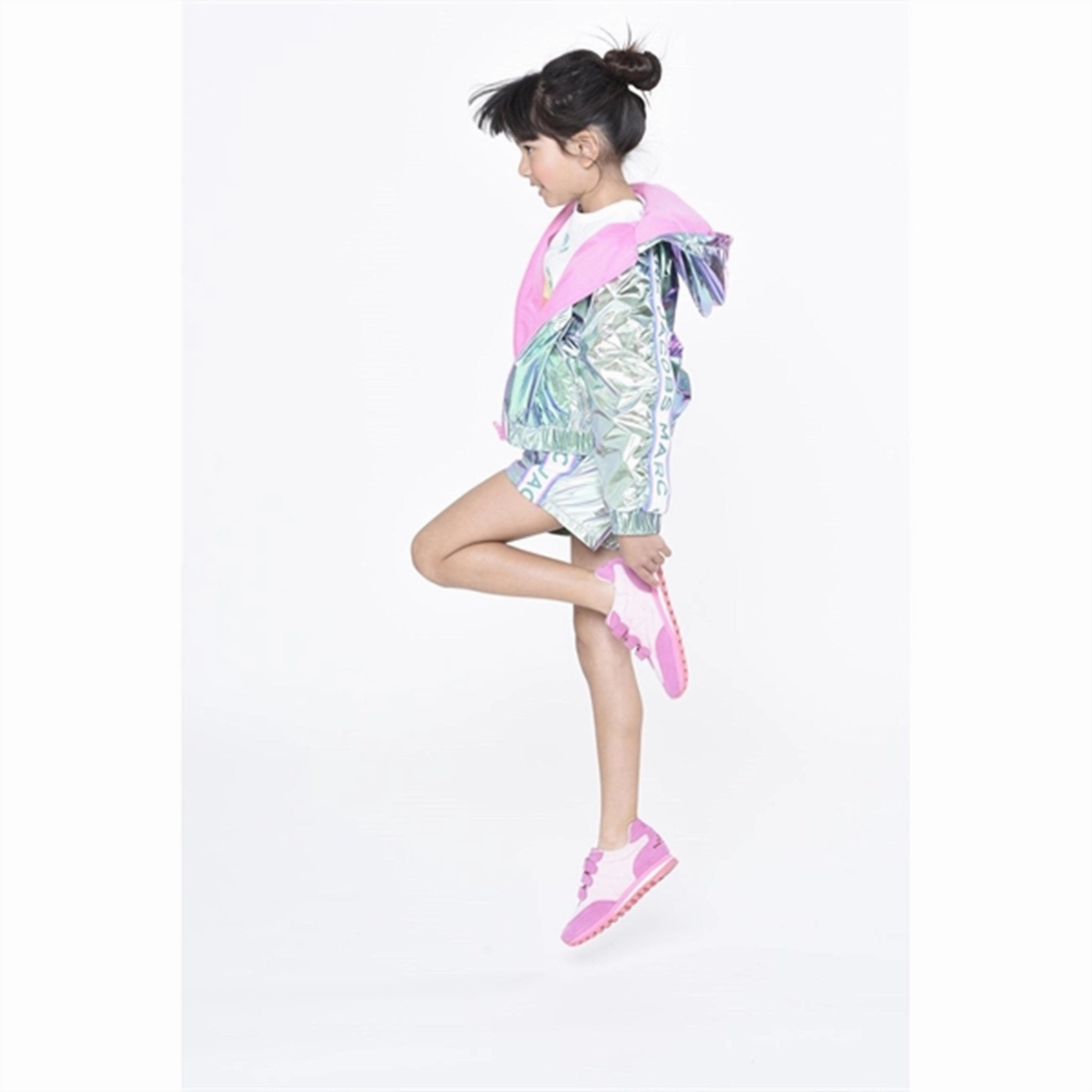 Little Marc Jacobs Jacket Apricot Convertible 2 In 1 Function FadeResistant Print