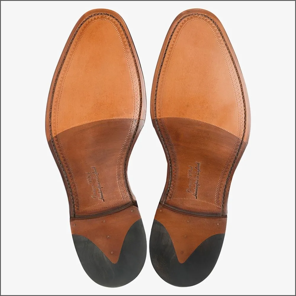 Loake Cannon Black Leather Buckle Monk Shoe@