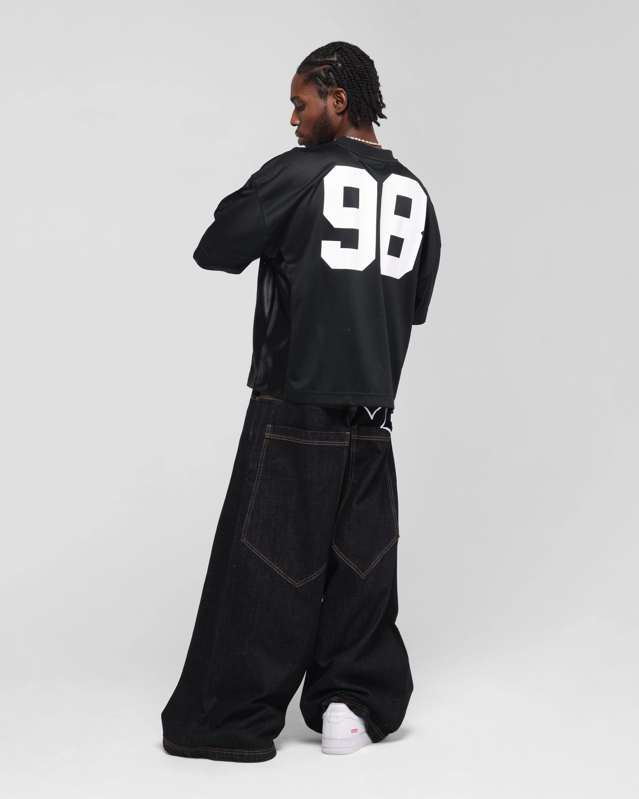 Loiter Cherry Jersey Black Quick Access Side Vents