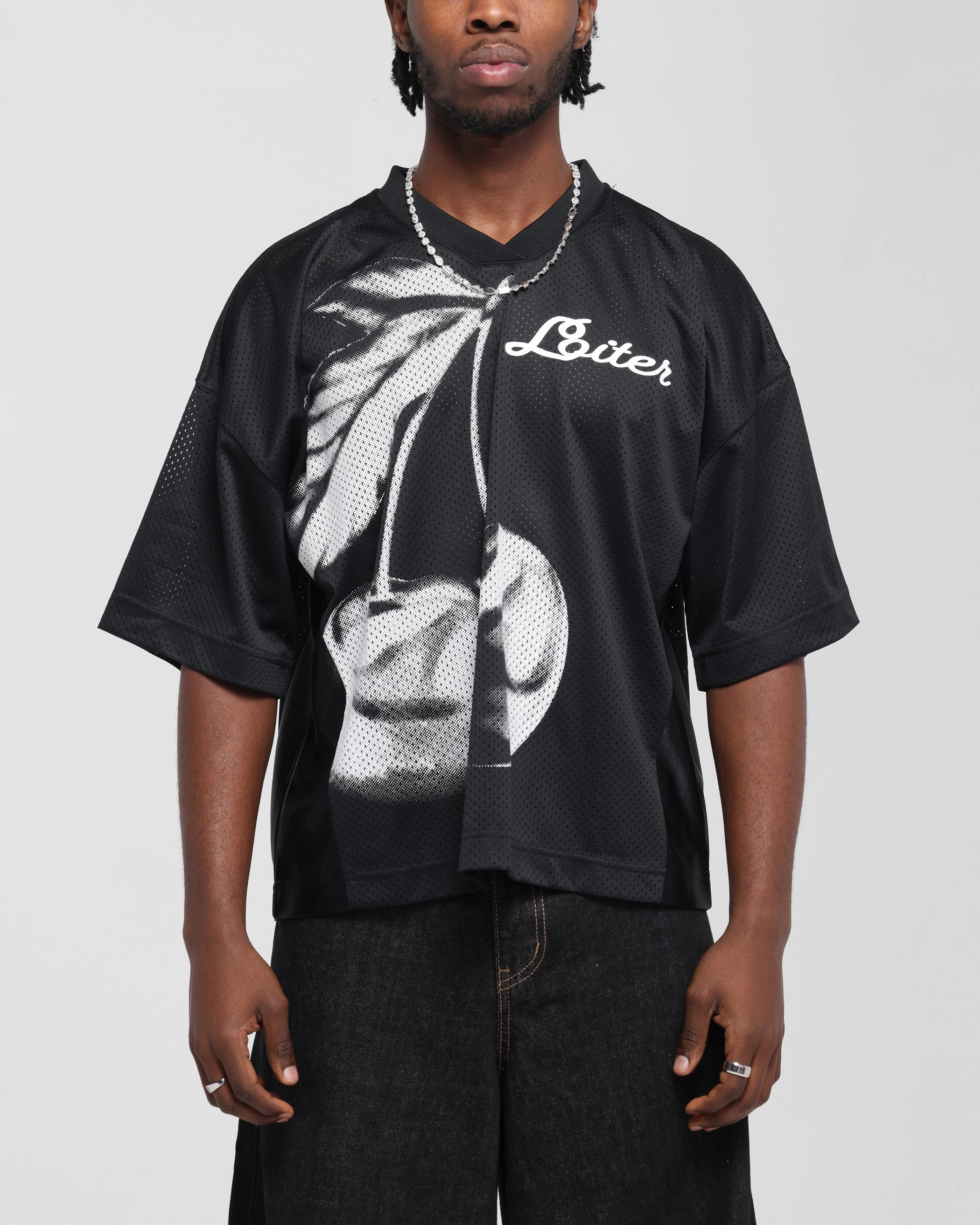 Flexible Cuff Technology Loiter Cherry Jersey Black