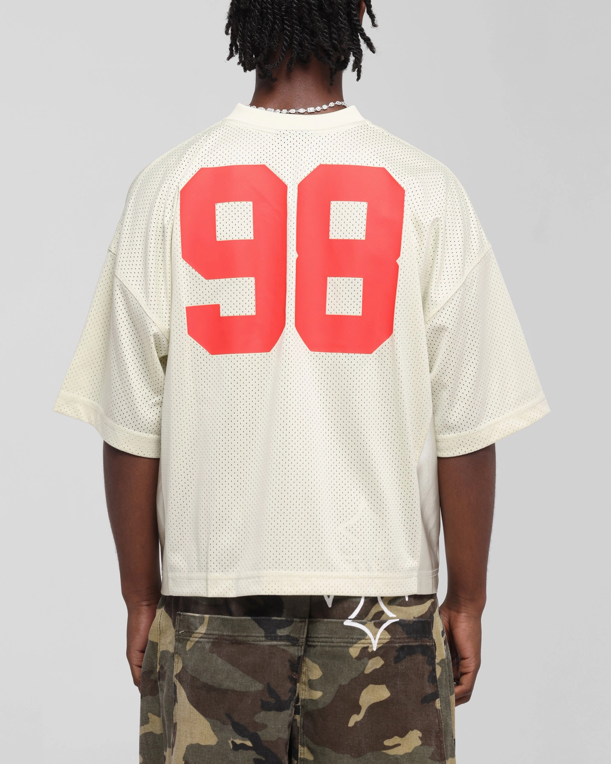 Cool Fit Loiter Cherry Jersey Off White/Red