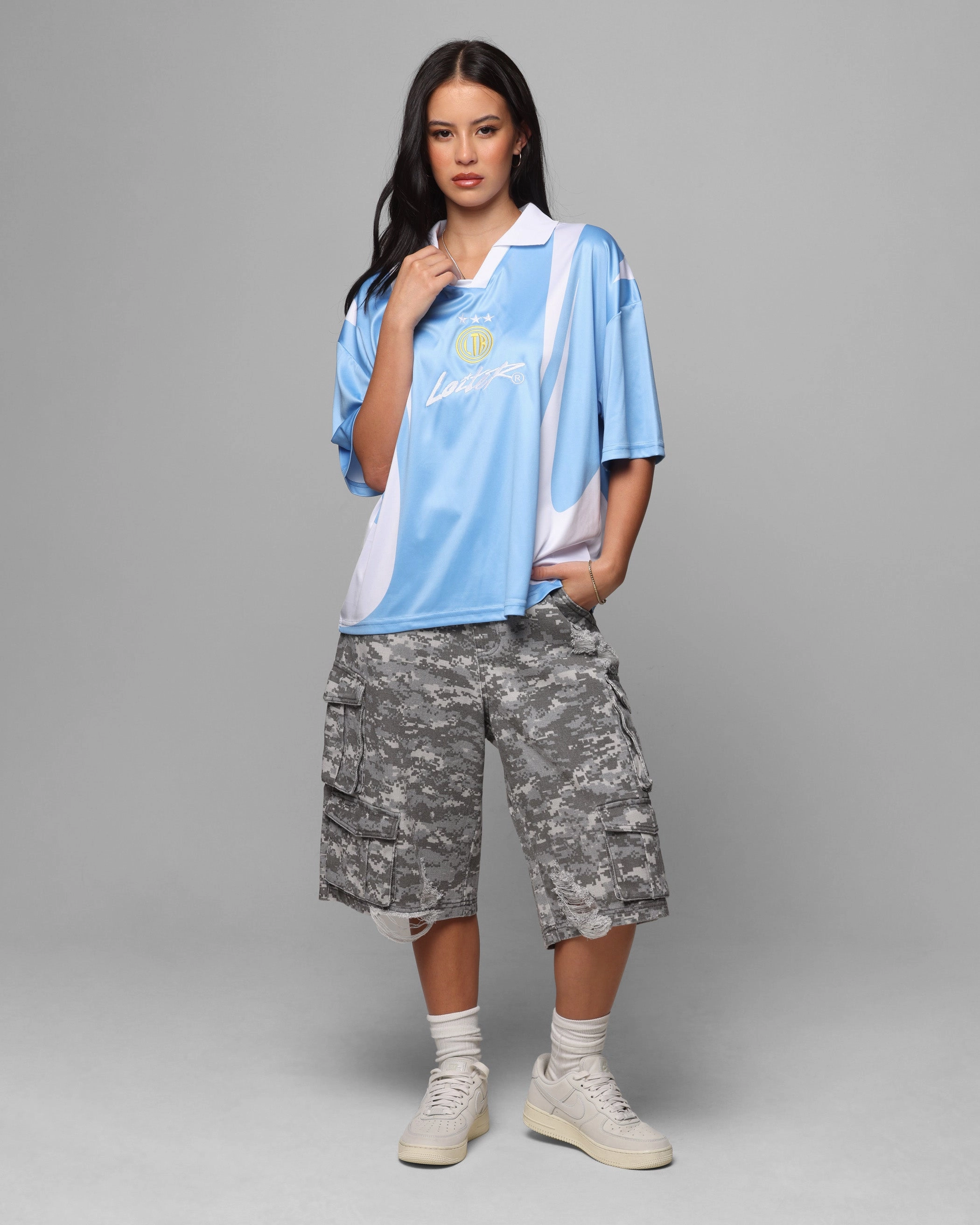 Packable design Loiter Collateral Cargo Shorts Snow Camo