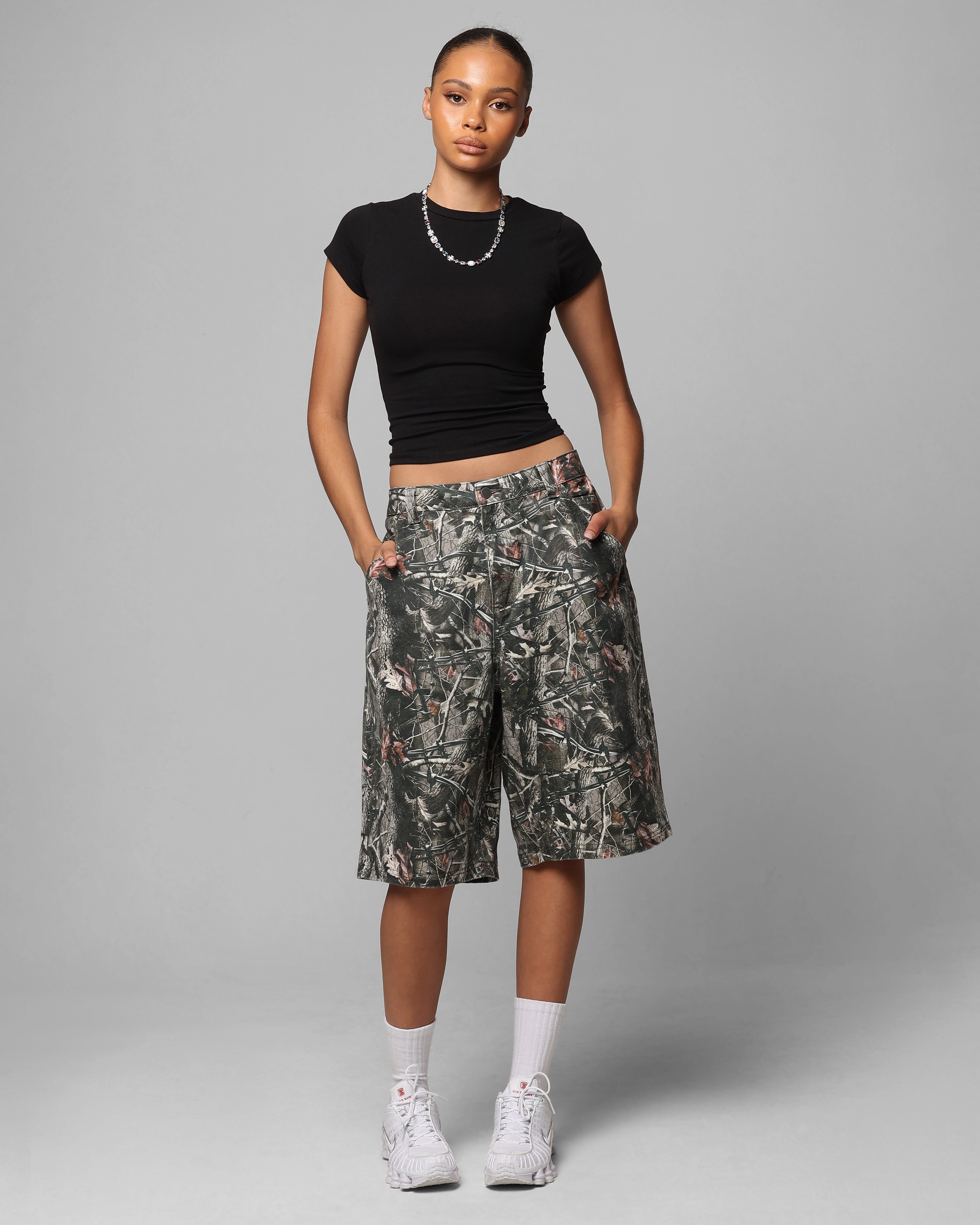 Loiter Collateral Jorts Real Tree Camo Abrasion resistant Chill Comfort
