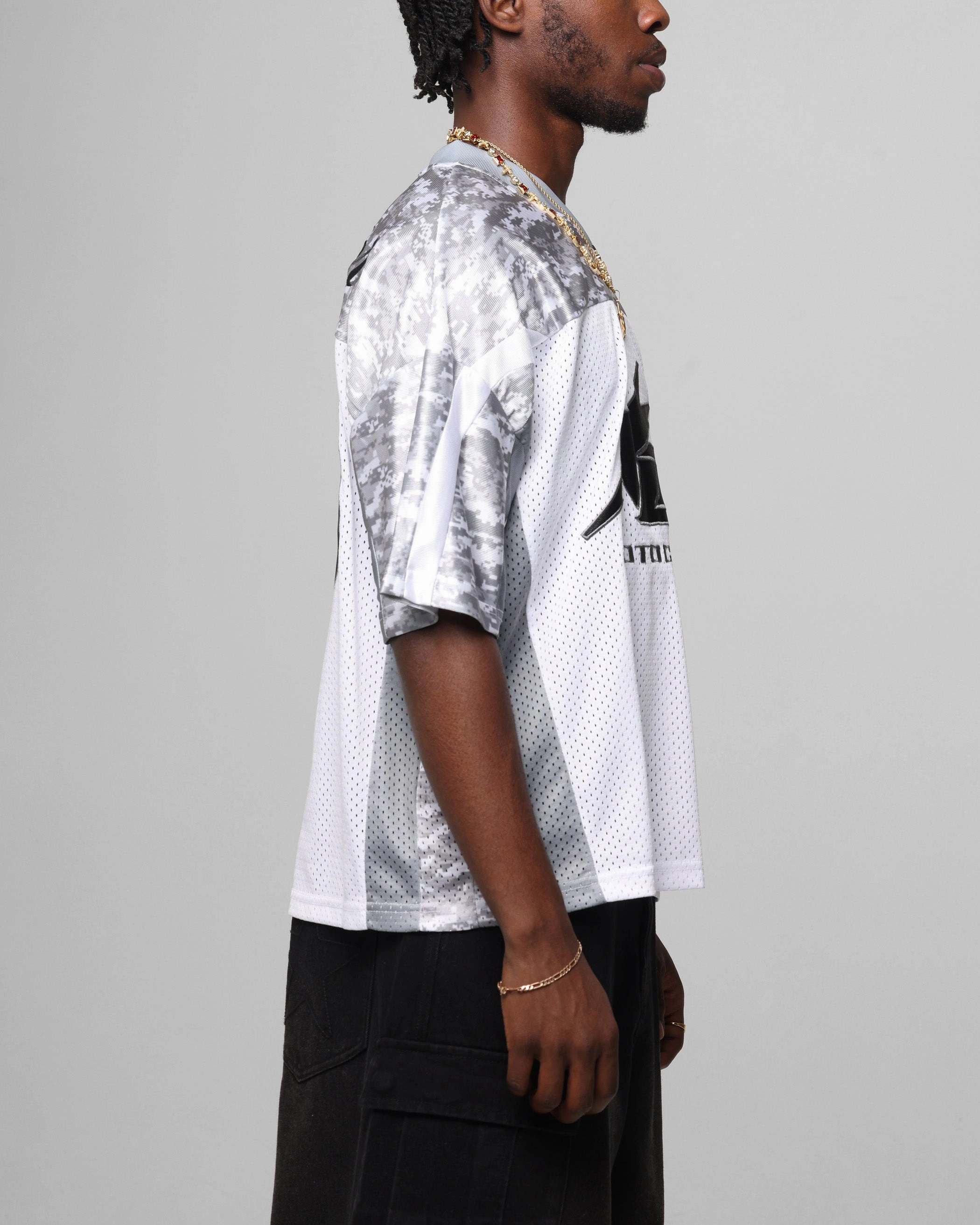 Loiter End Zone Jersey Snow Camo True Fit Adjustable Hem Drawstring