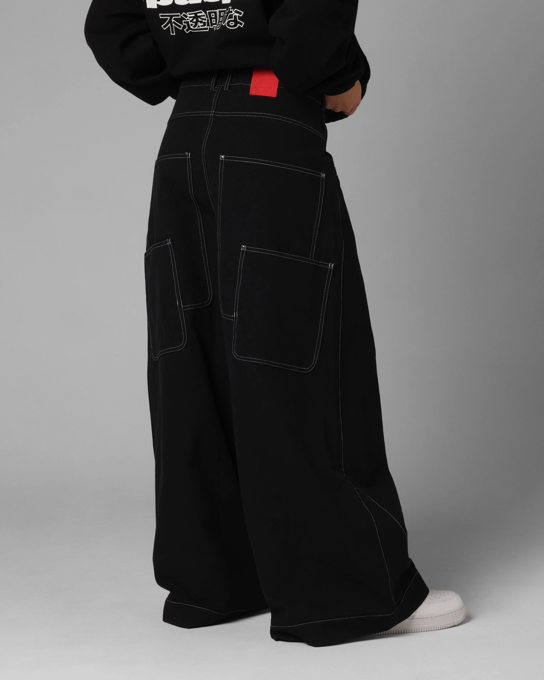 Sleek Look Loiter F-22 Raver Jeans Black