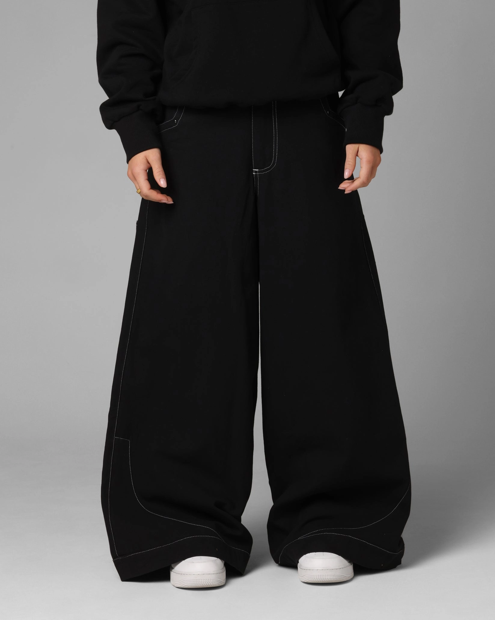 Loiter F-22 Raver Jeans Black Sport Layer