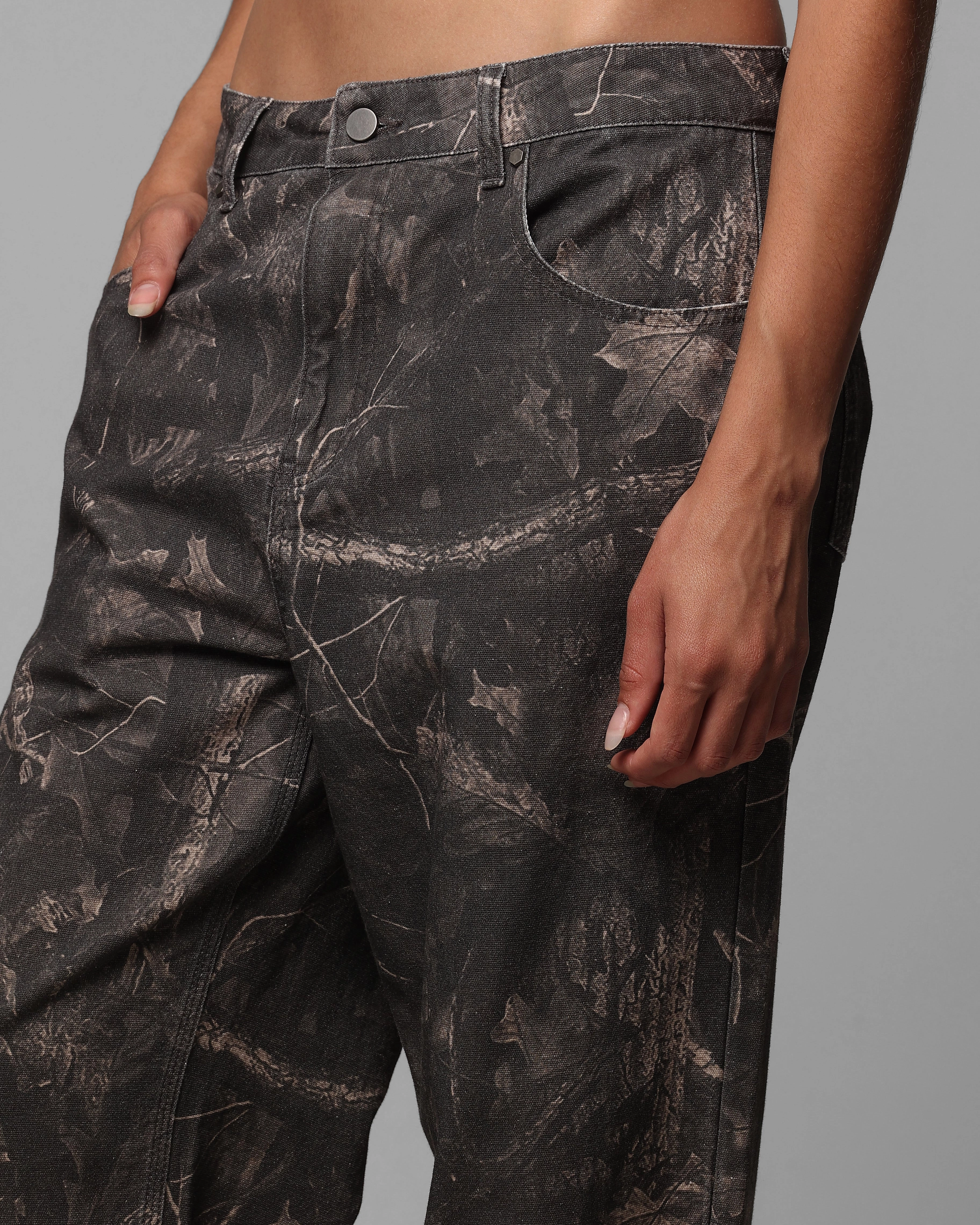 Comfortable fit Loiter Hunter Camo Pants Camo Mix