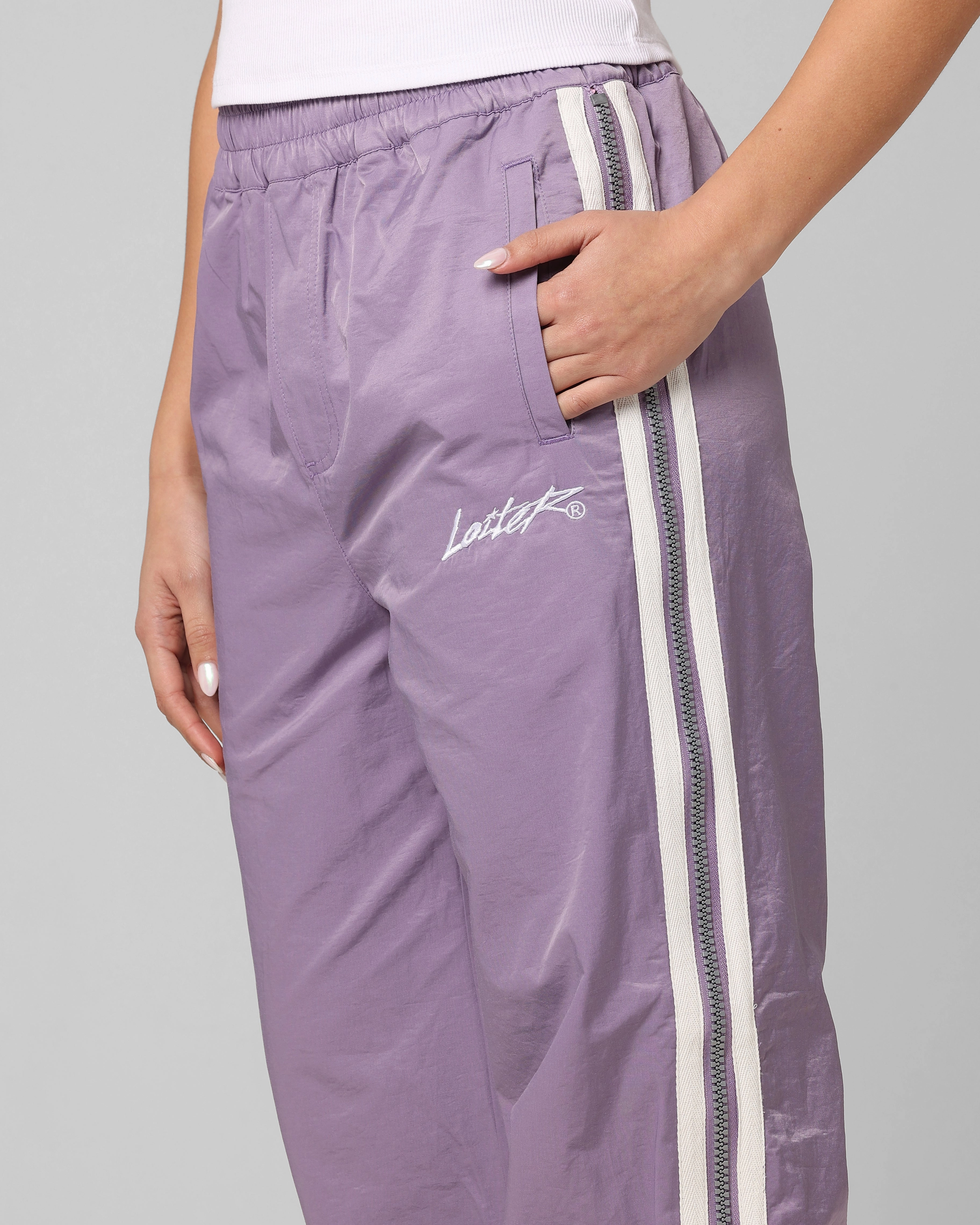Core Support ReflectiveTrim Loiter Hunter Track Pant Purple